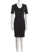 Emporio Armani Virgin Wool Mini Dress