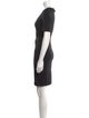 Emporio Armani Virgin Wool Mini Dress