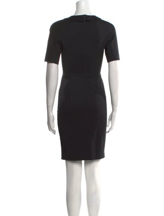 Emporio Armani Virgin Wool Mini Dress
