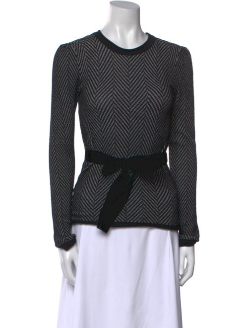 Emporio Armani Striped Crew Neck Sweater