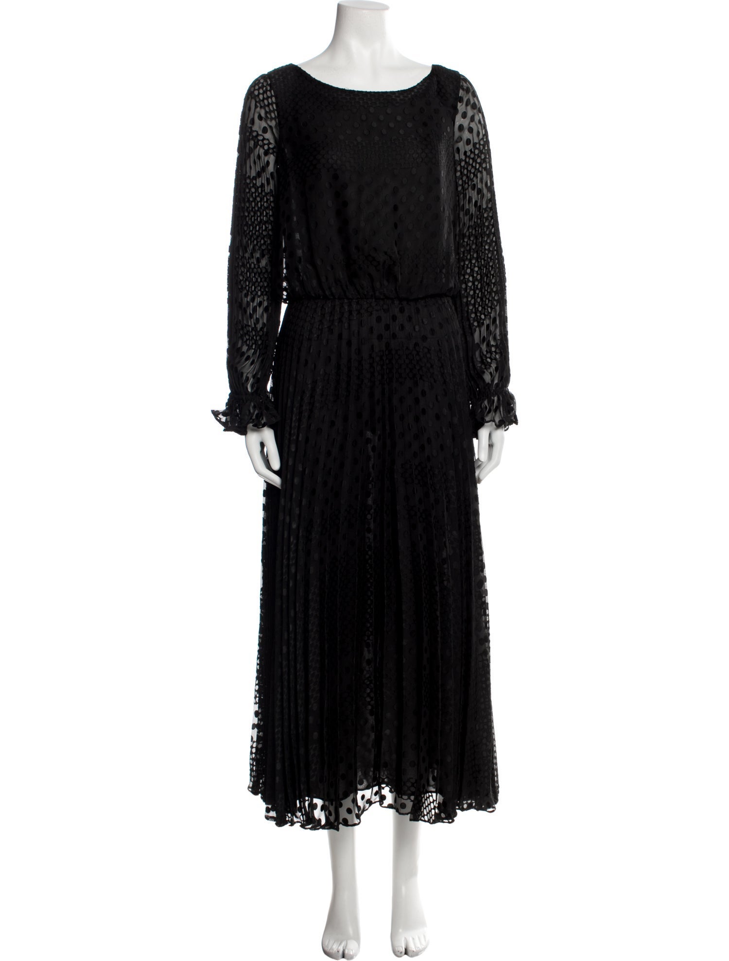 Emporio Armani Scoop Neck Long Dress w/ Tags