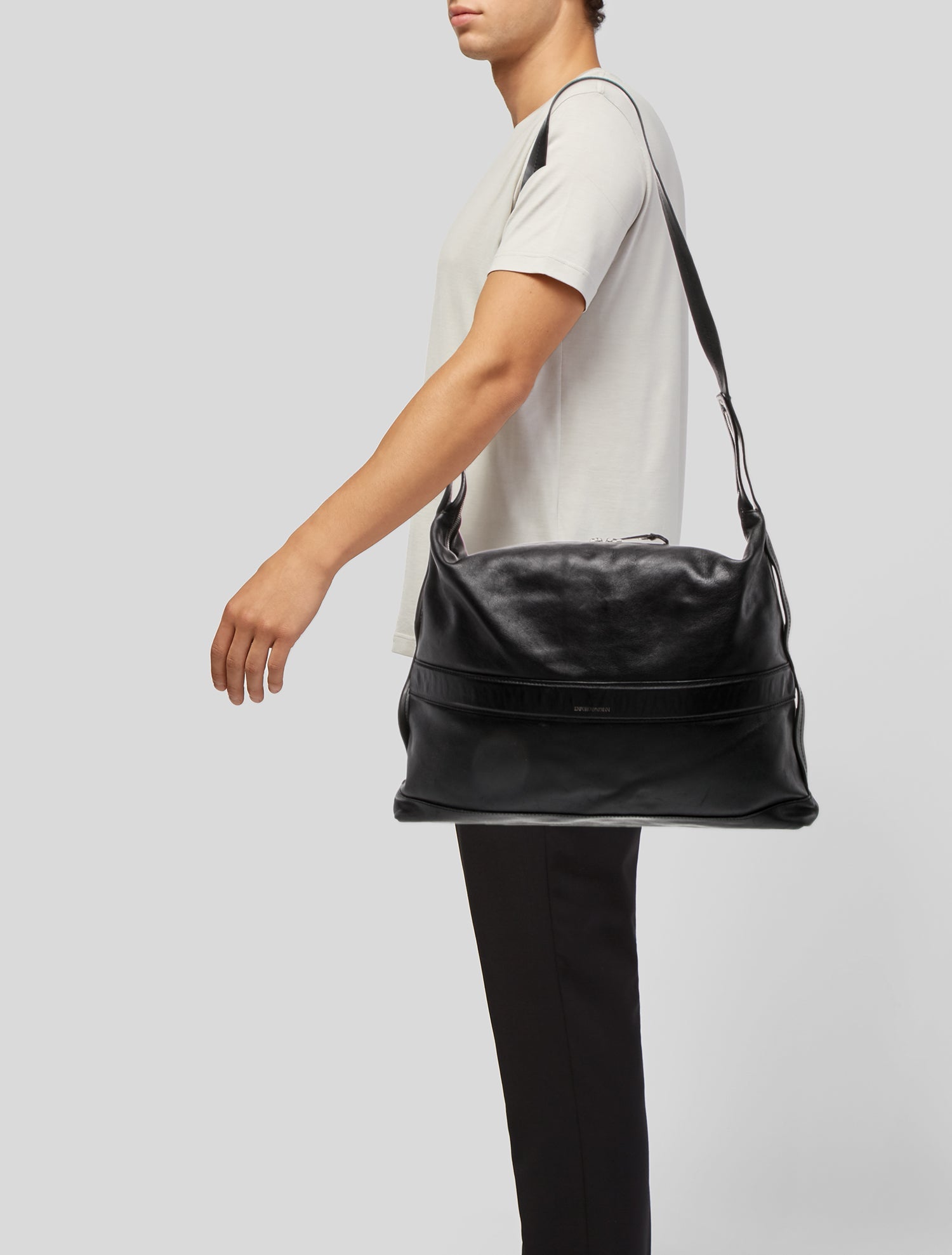 Emporio Armani Leather Crossbody Bag