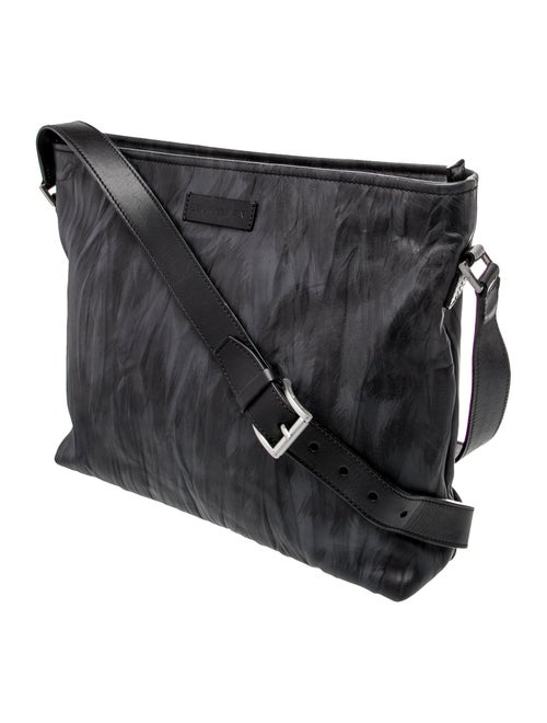 Emporio Armani Leather Messenger Bag