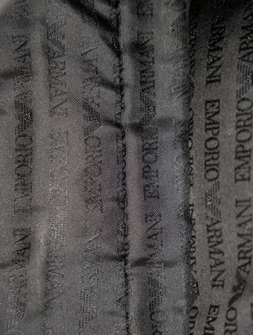 Emporio Armani Leather Messenger Bag