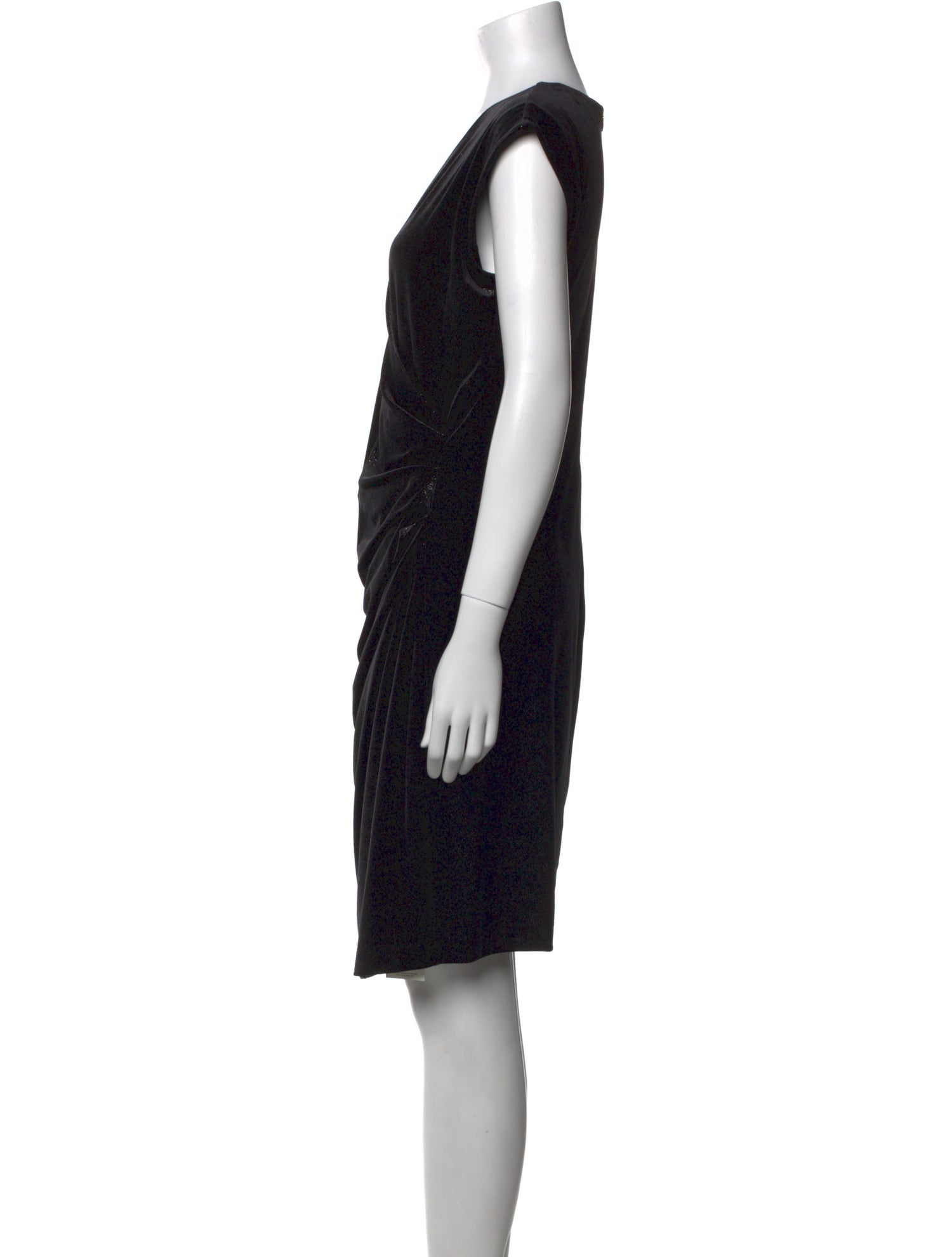 Emporio Armani V-Neck Knee-Length Dress