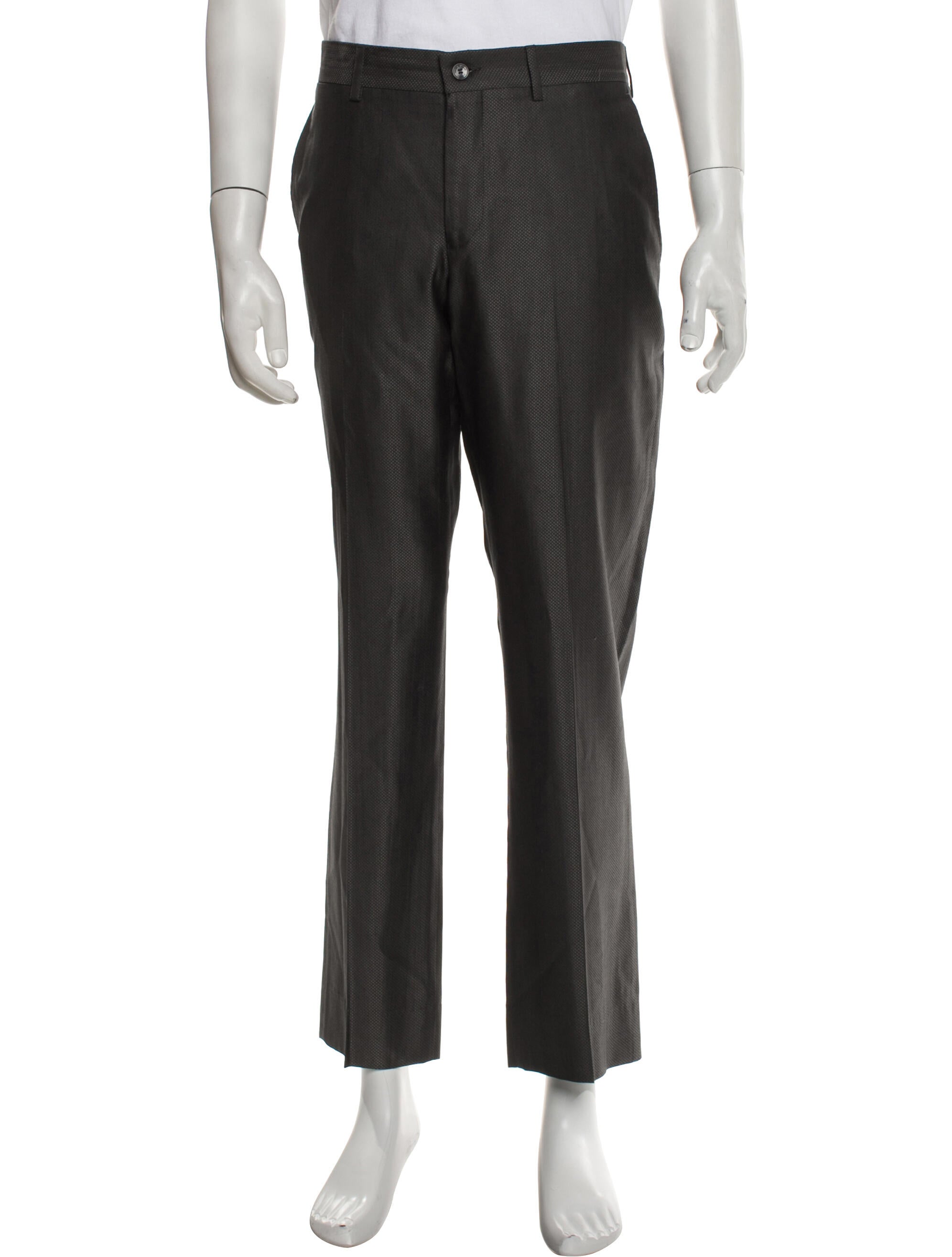 Emporio Armani Virgin Wool Dress Pants