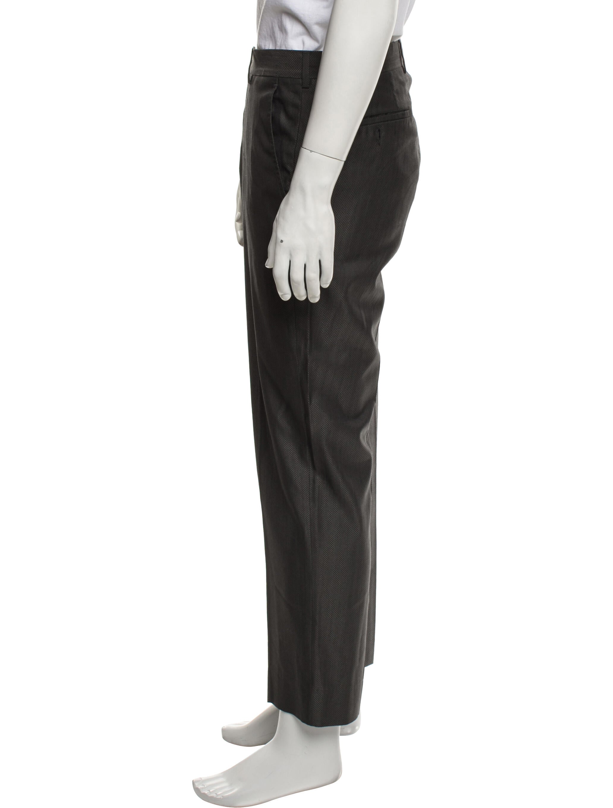 Emporio Armani Virgin Wool Dress Pants