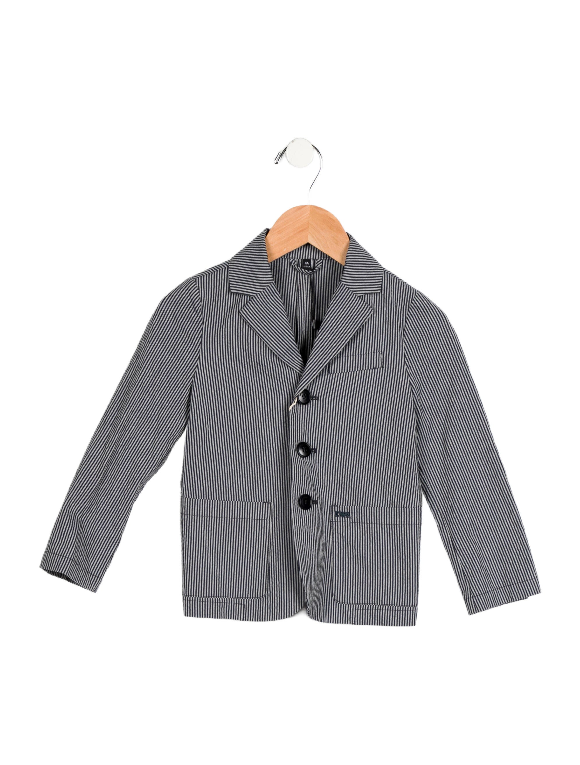 Emporio Armani Kids Boys Striped Blazer w/Tags