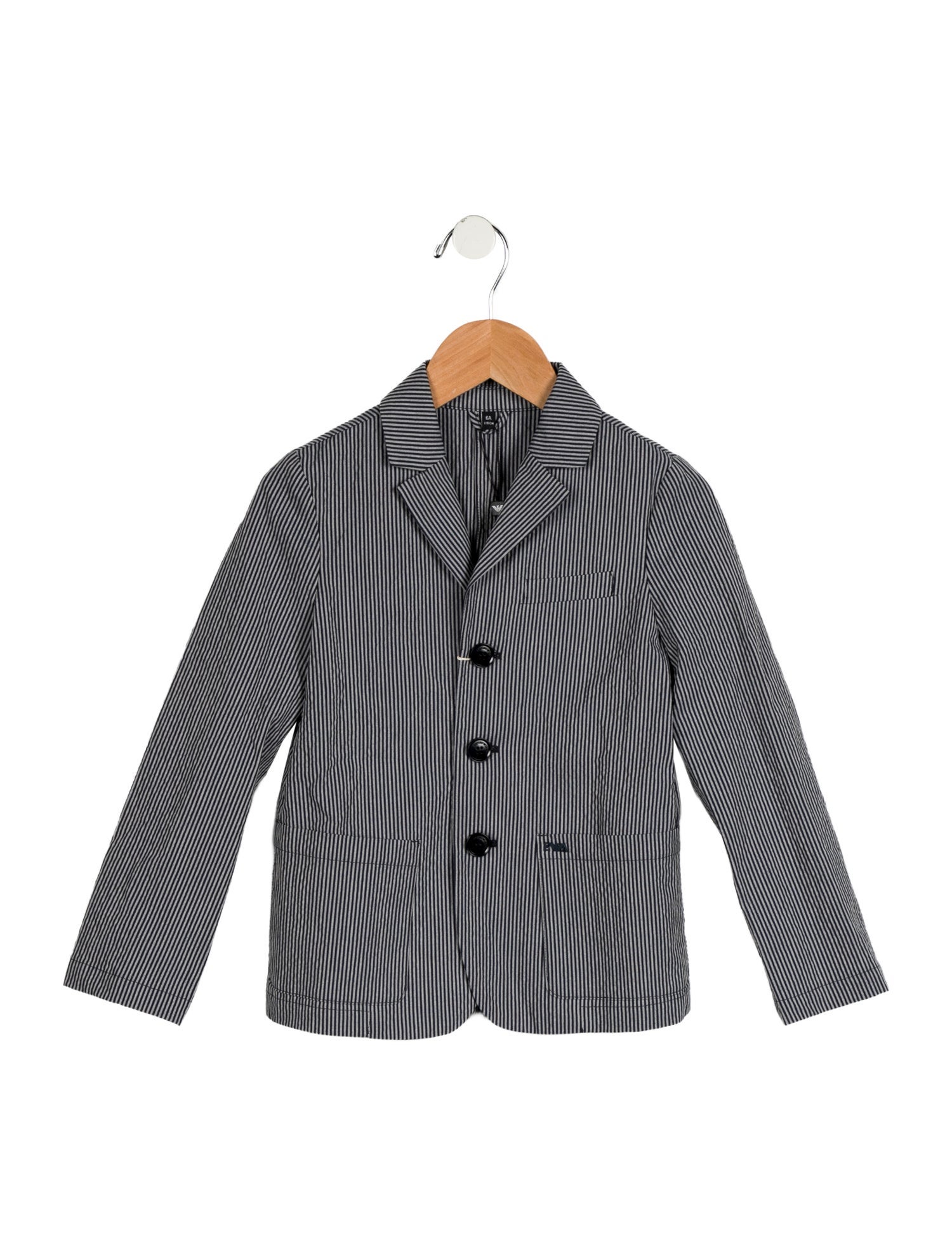 Emporio Armani Kids Boys Striped Blazer w/Tags