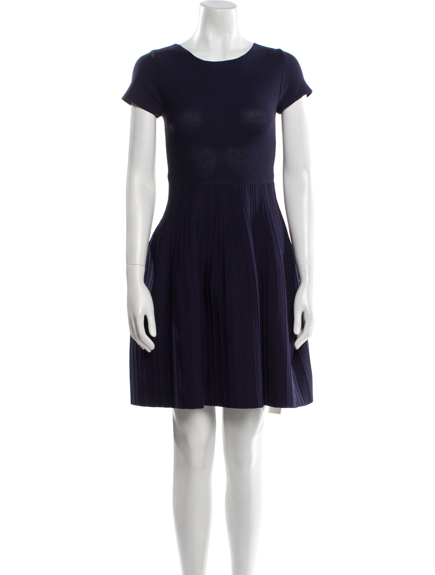 Emporio Armani Crew Neck Mini Dress