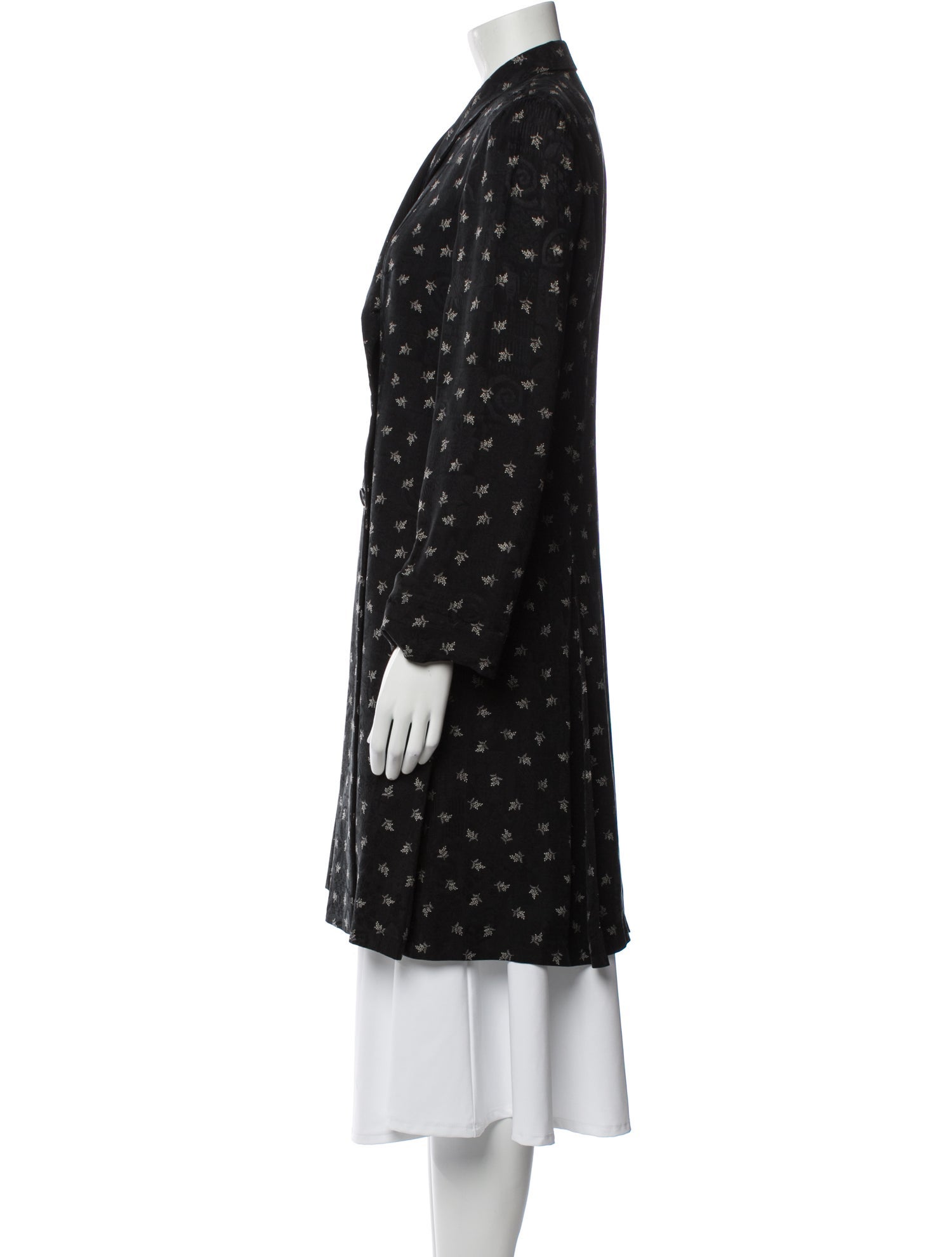 Emporio Armani Tweed Pattern Coat