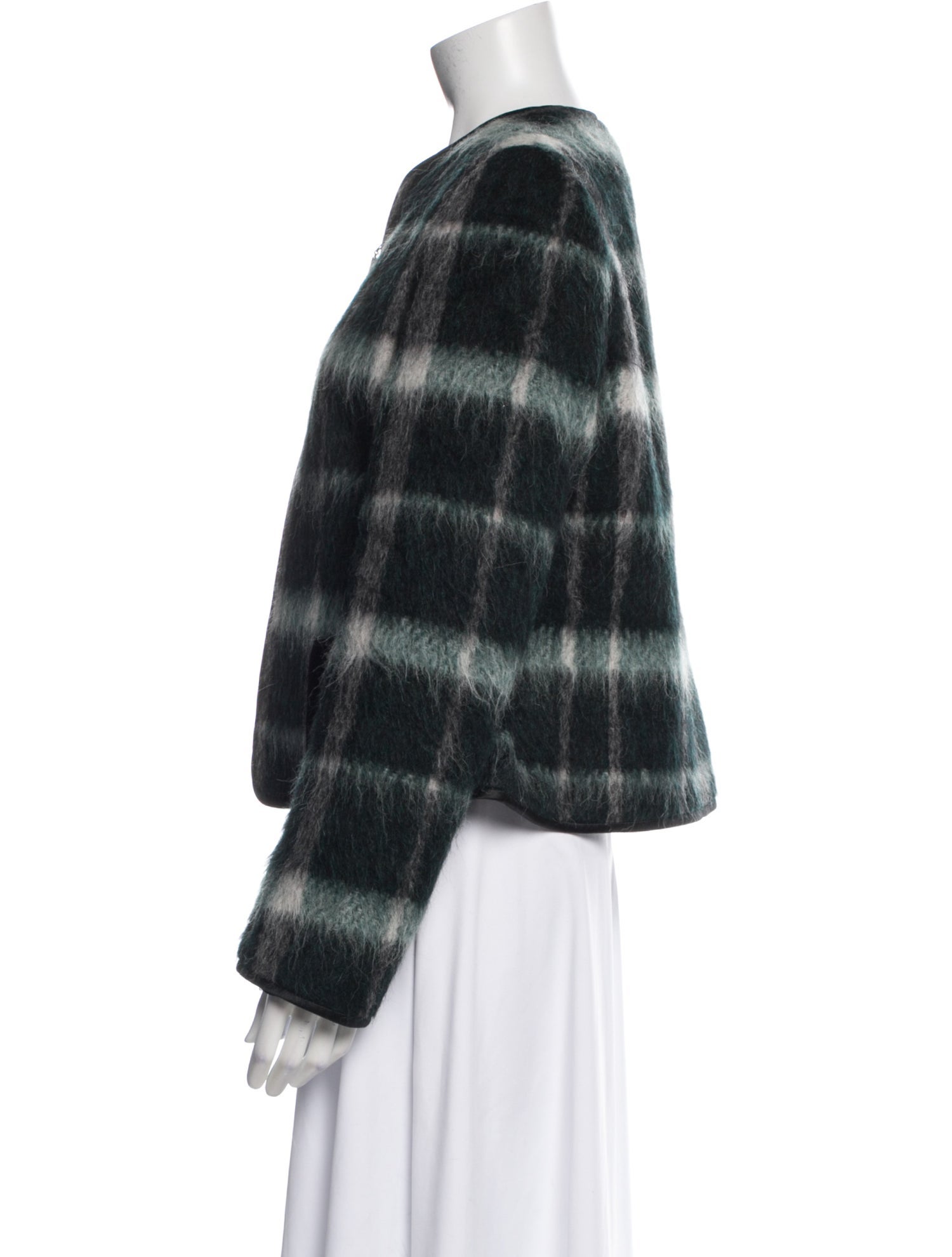 Emporio Armani Plaid Print Jacket