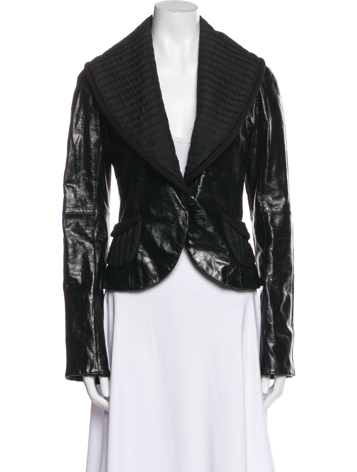 Emporio Armani Leather Evening Jacket