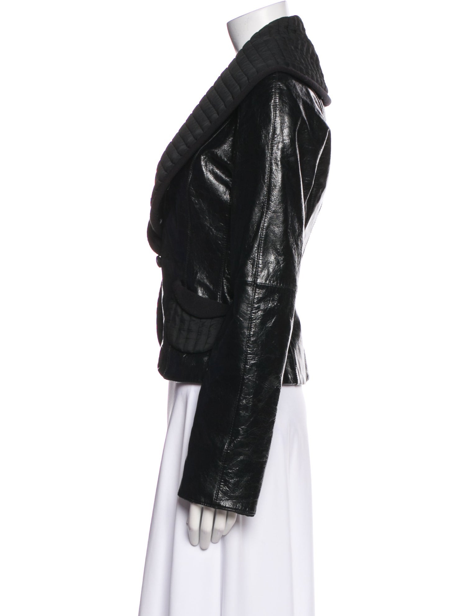 Emporio Armani Leather Evening Jacket