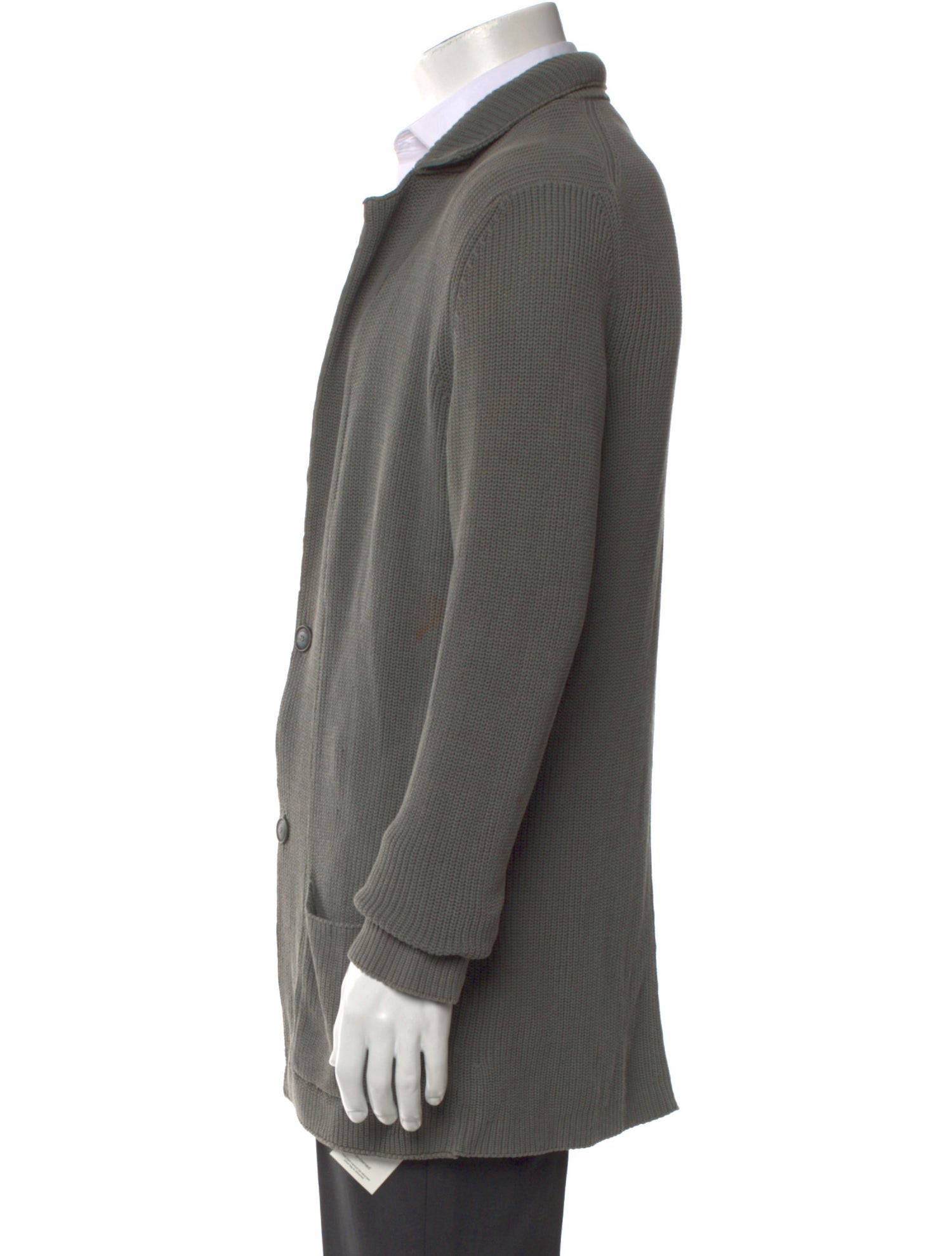 Emporio Armani V-Neck Long Sleeve Cardigan