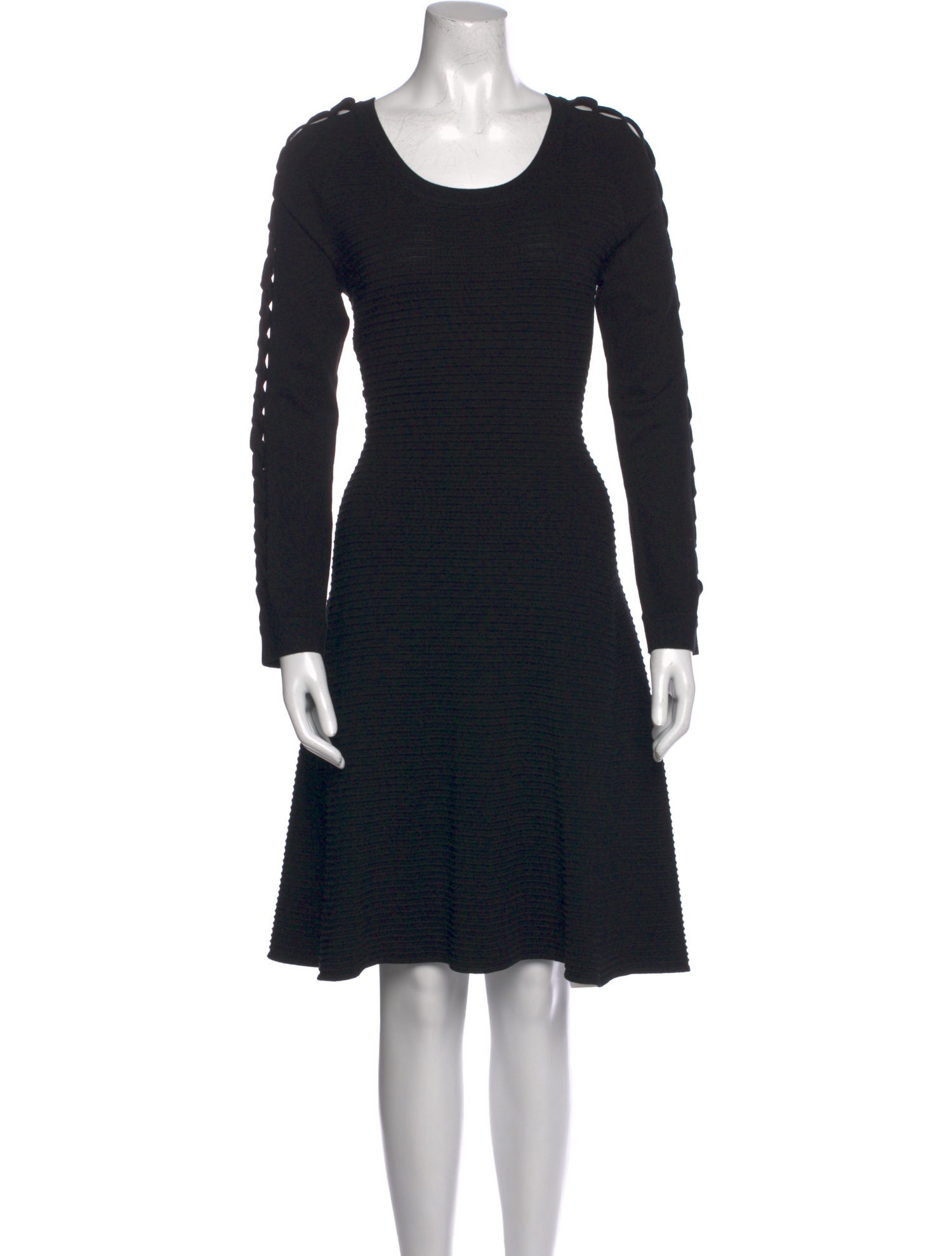 Emporio Armani Scoop Neck Knee-Length Dress w/ Tags