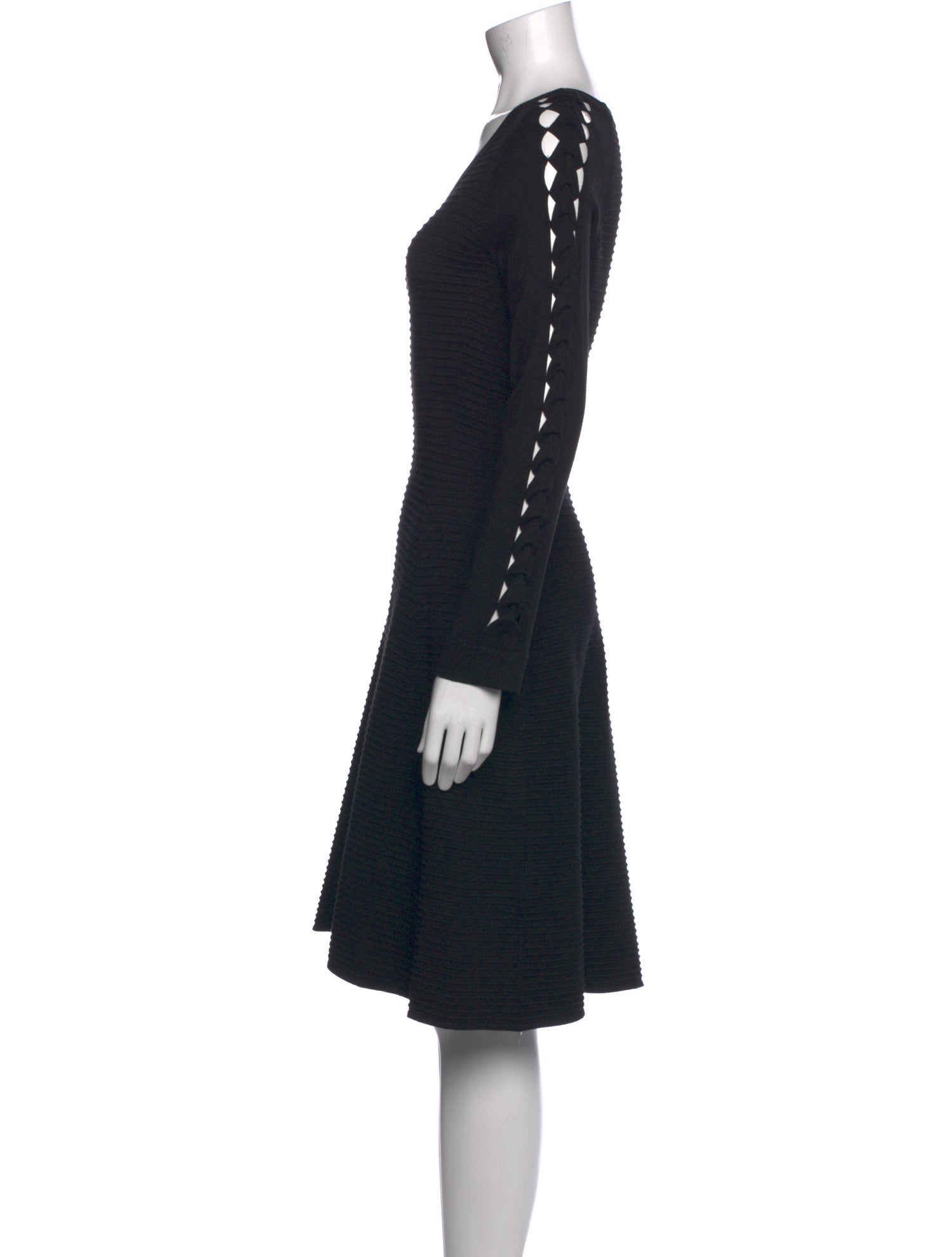 Emporio Armani Scoop Neck Knee-Length Dress w/ Tags