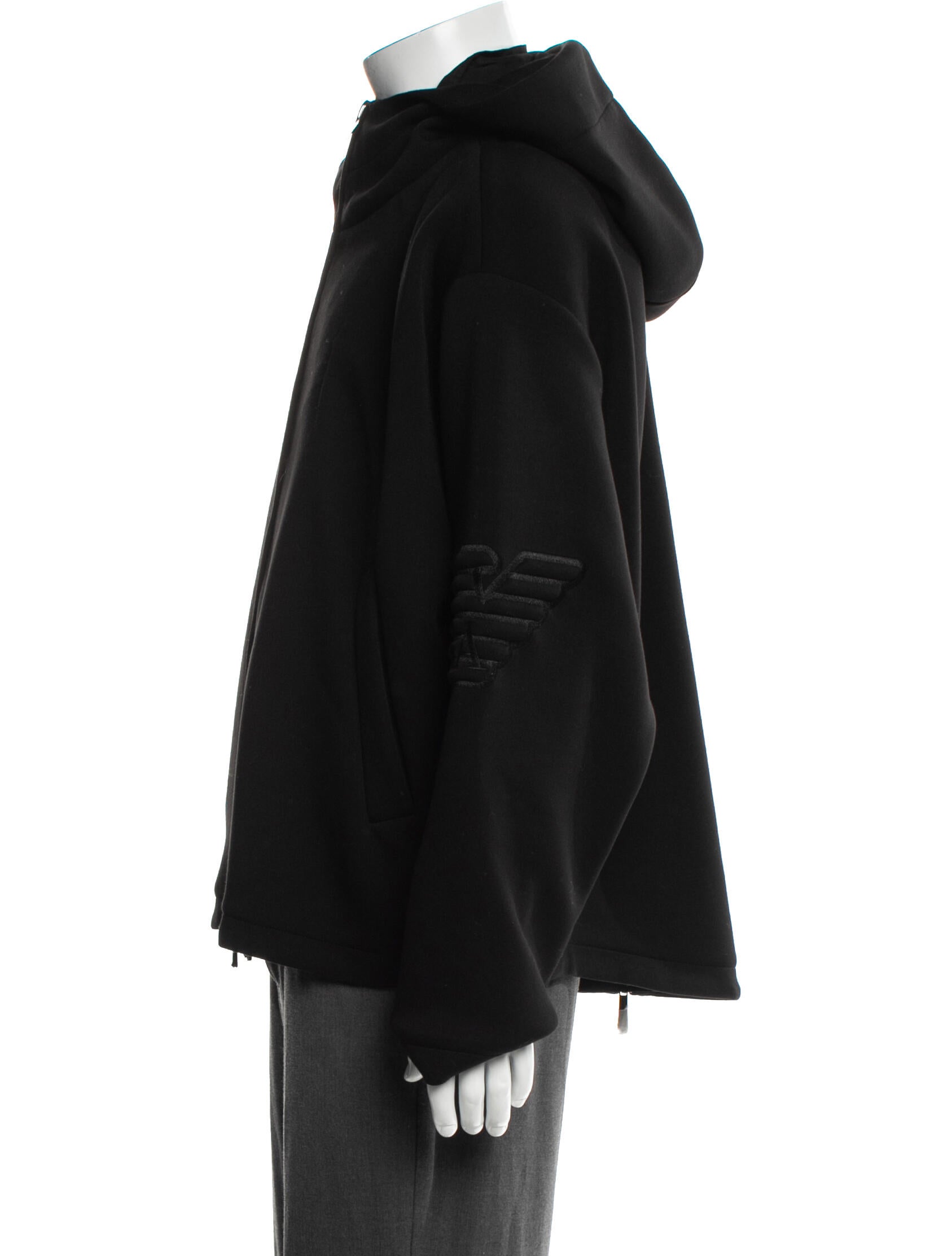 Emporio Armani Graphic Print Windbreaker w/ Tags