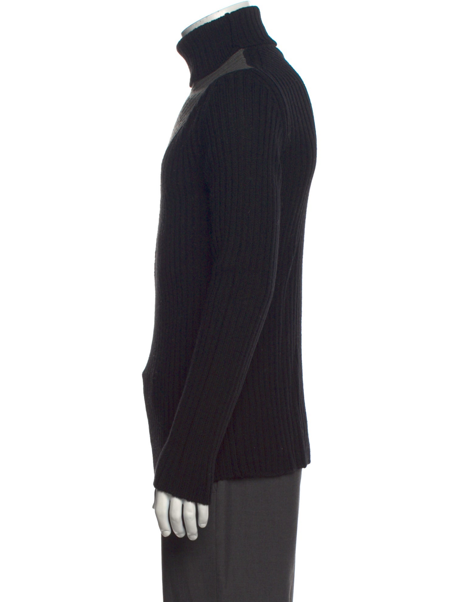 Emporio Armani Virgin Wool Striped Pullover