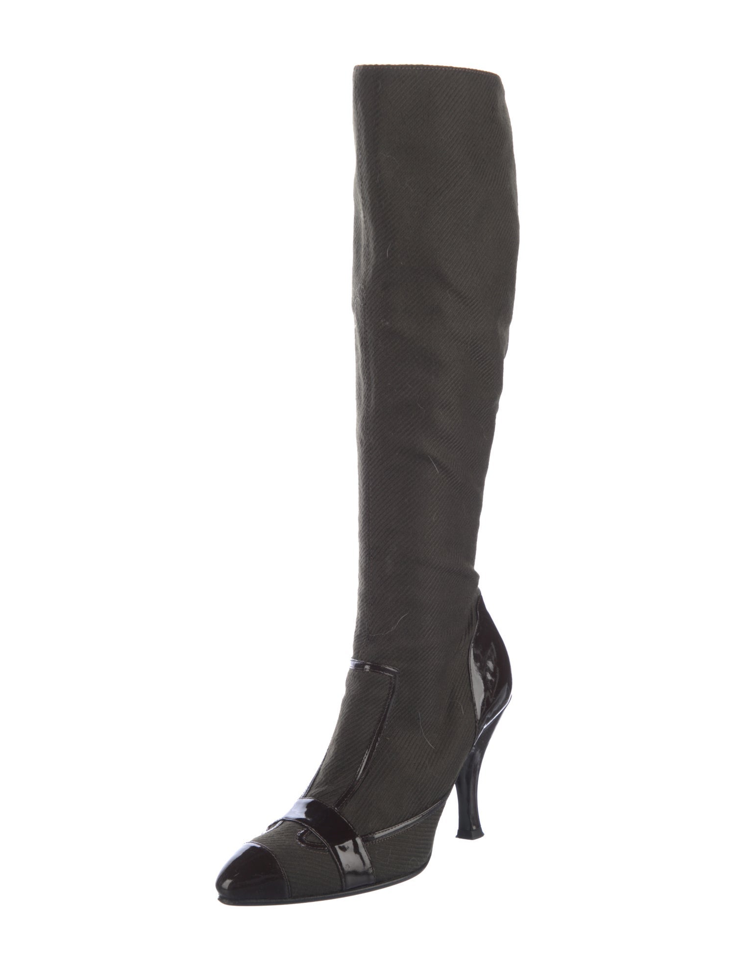 Emporio Armani Patent Leather Boots