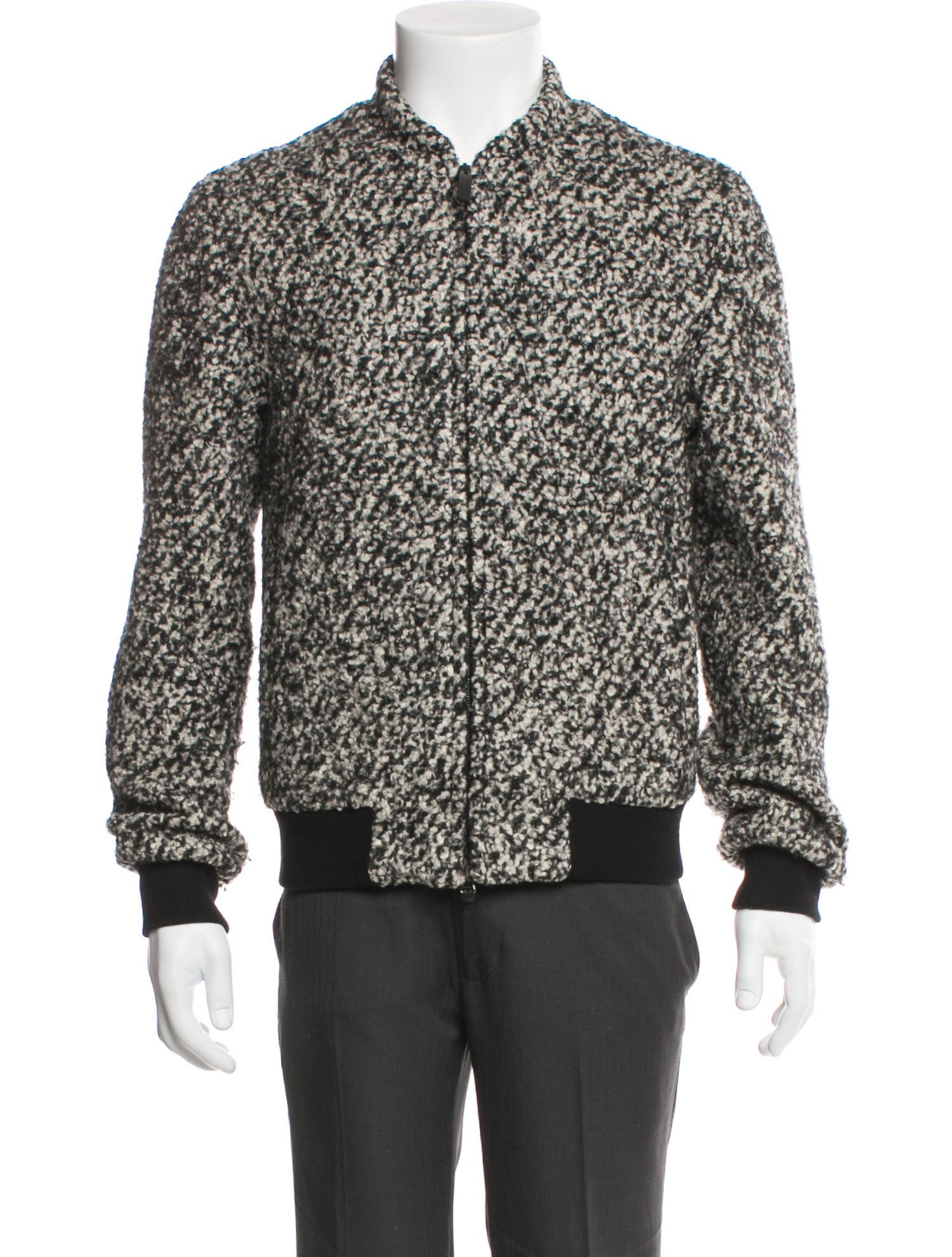 Emporio Armani Wool Bomber Jacket