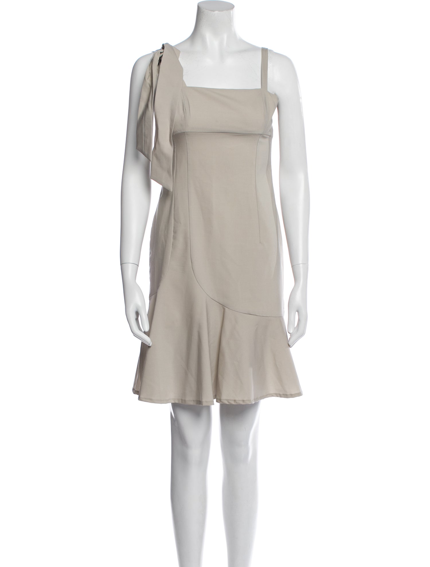 Emporio Armani Virgin Wool Mini Dress