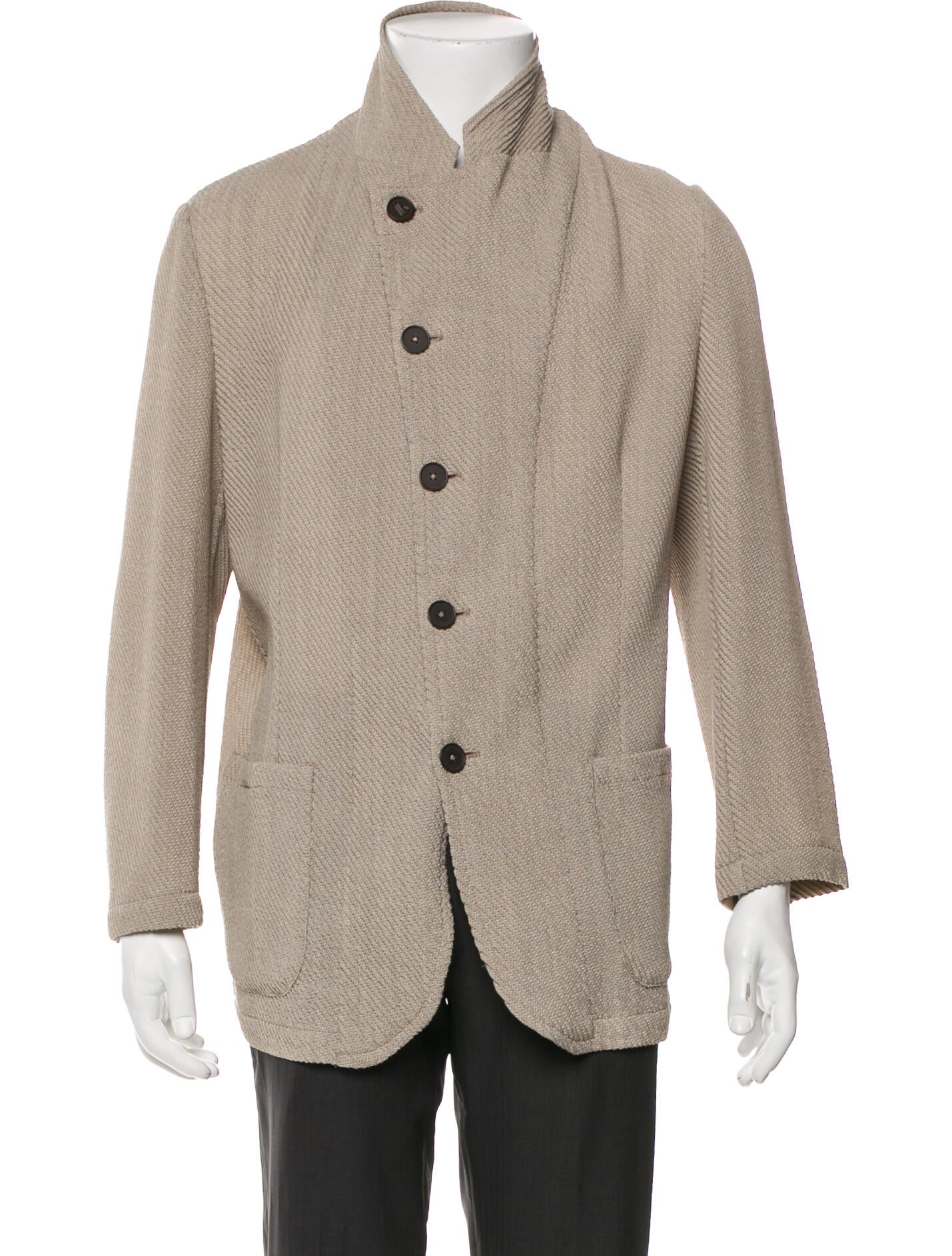 Emporio Armani Virgin Wool Peacoat