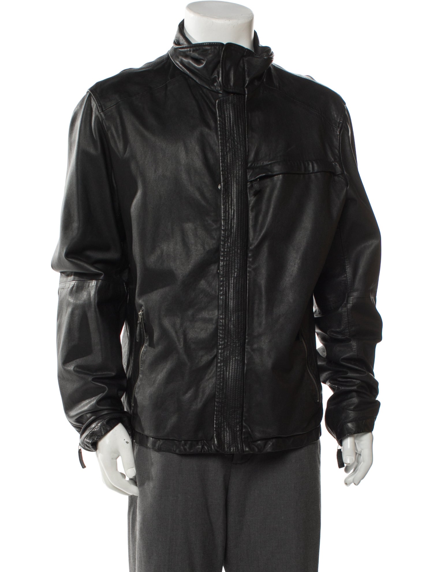 Emporio Armani 2012 Lamb Leather Jacket