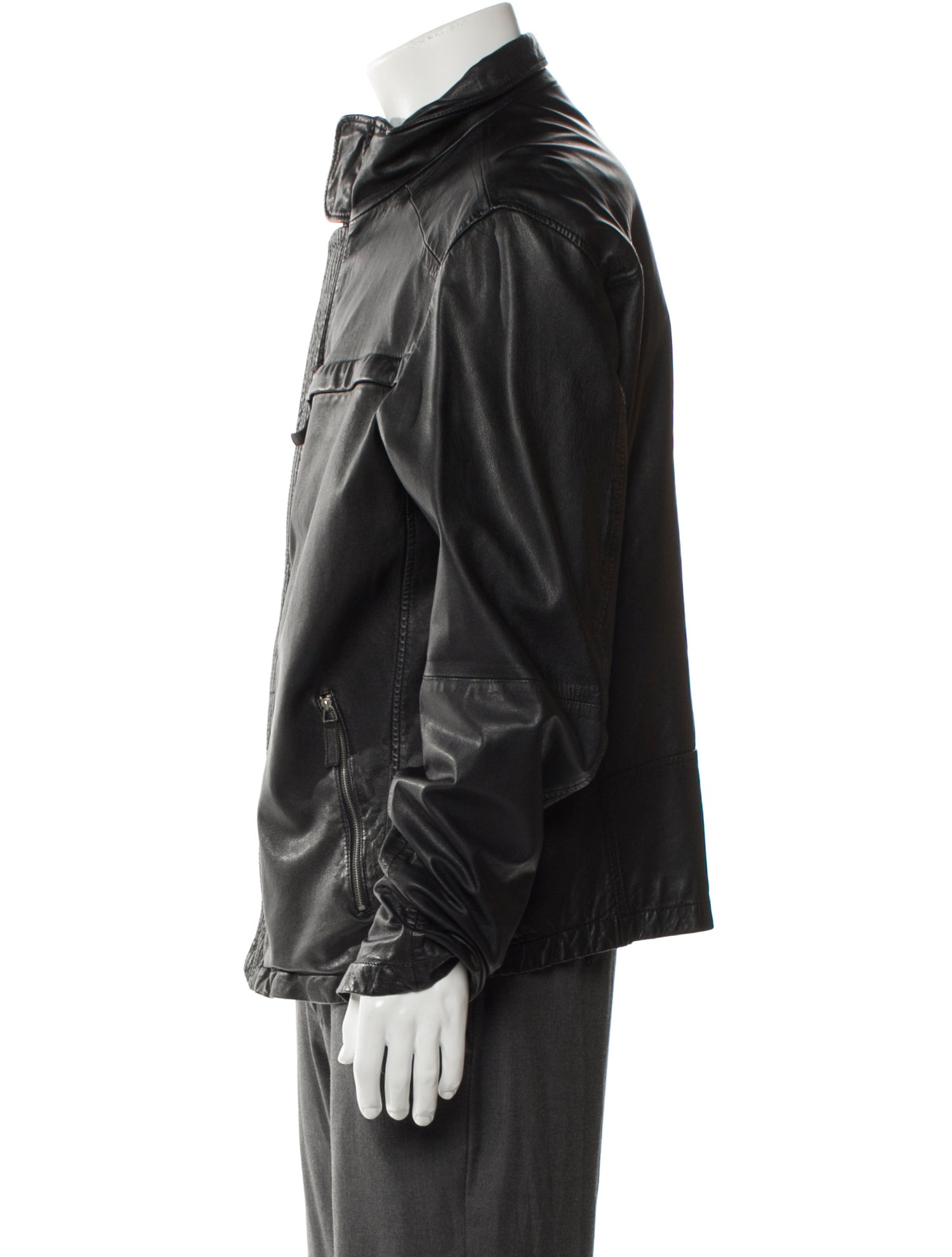 Emporio Armani 2012 Lamb Leather Jacket