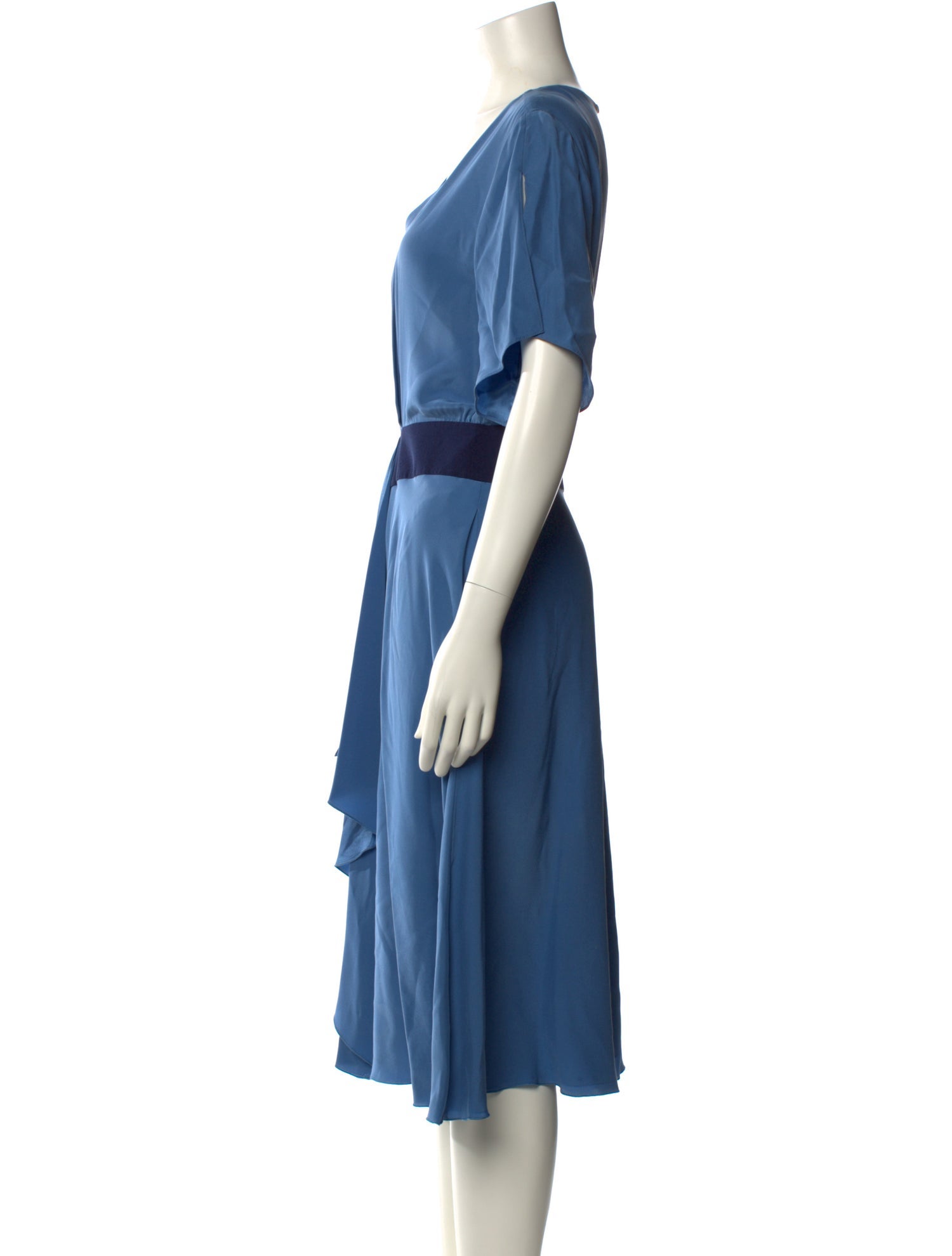 Emporio Armani Silk Midi Length Dress