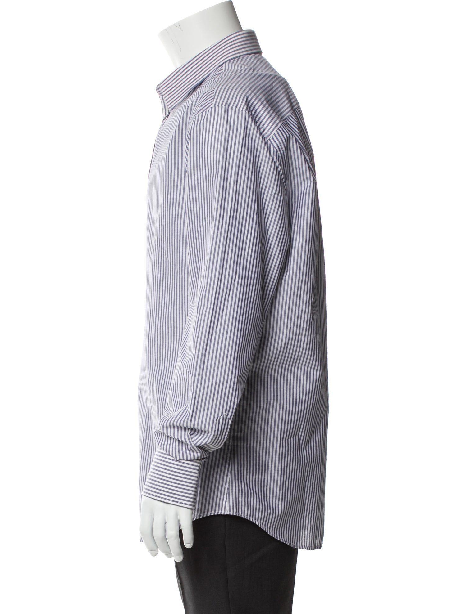 Emporio Armani Striped Long Sleeve Dress Shirt w/ Tags