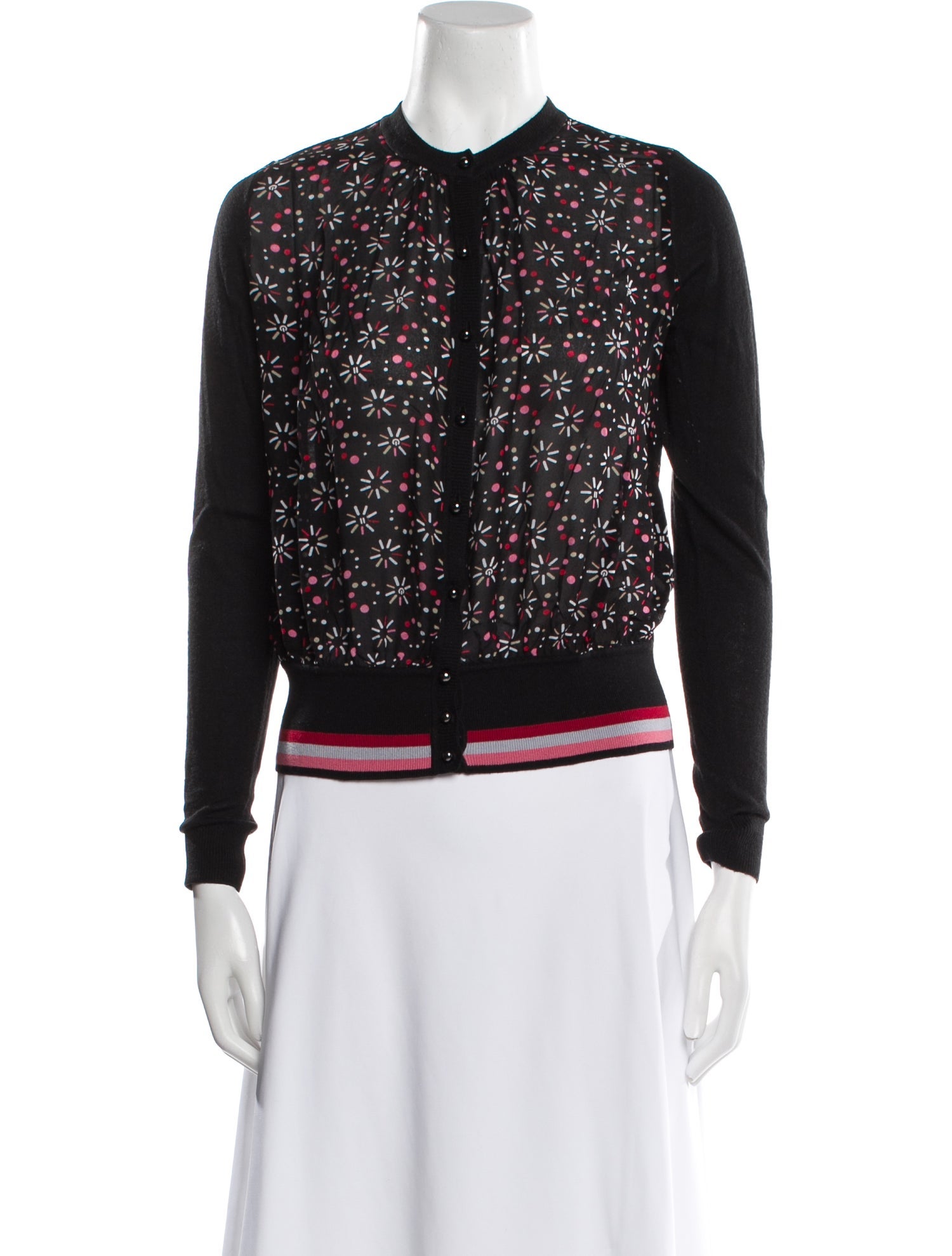 Emporio Armani Printed Crew Neck Sweater