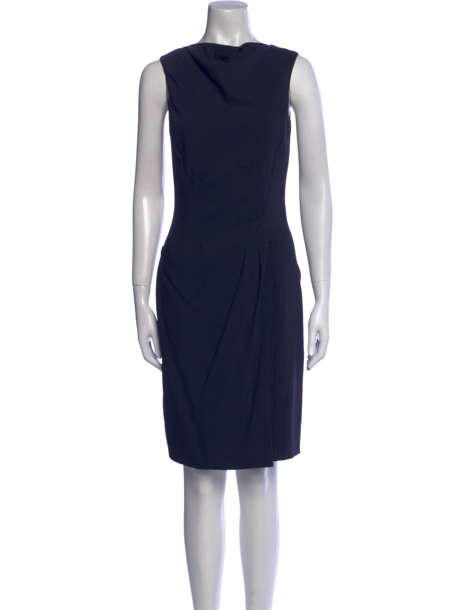 Emporio Armani Wool Knee-Length Dress