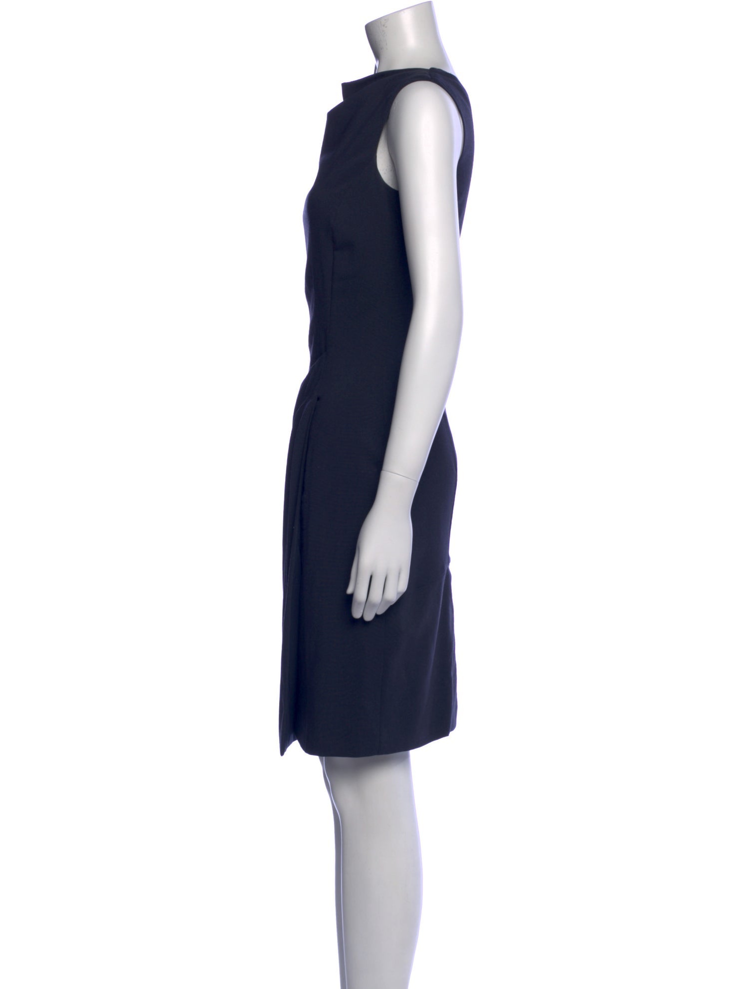 Emporio Armani Wool Knee-Length Dress