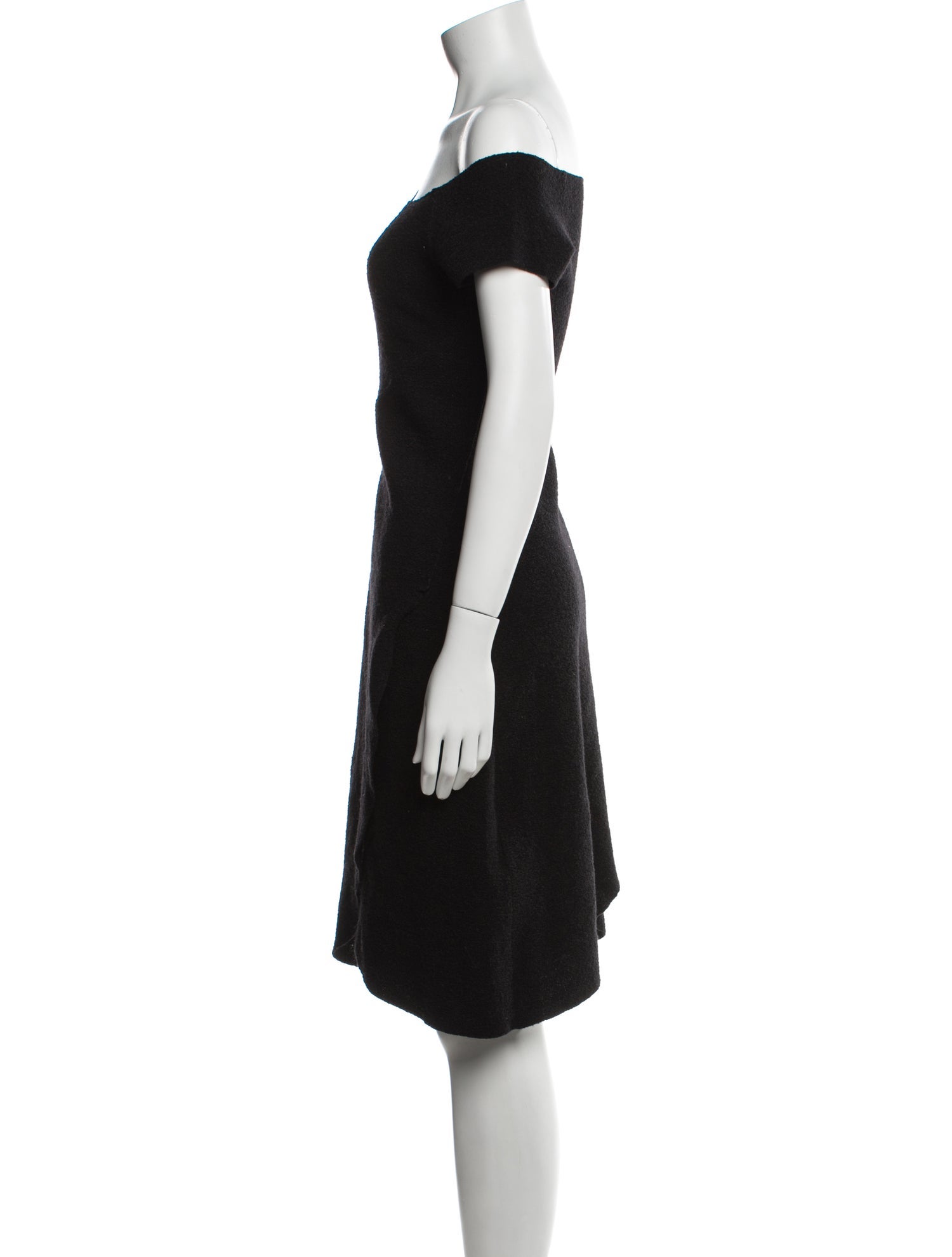 Emporio Armani Virgin Wool Knee-Length Dress