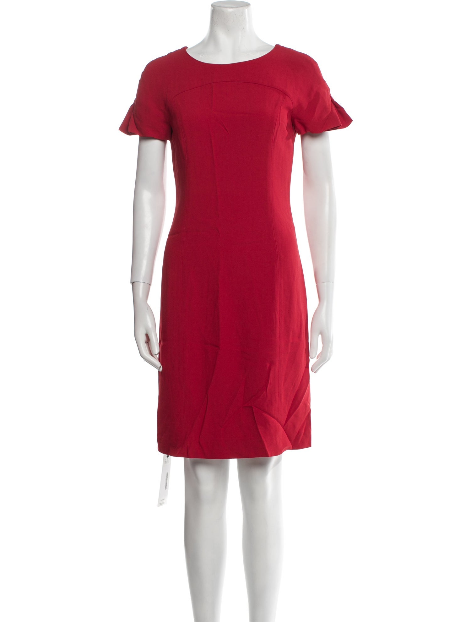 Emporio Armani Scoop Neck Knee-Length Dress