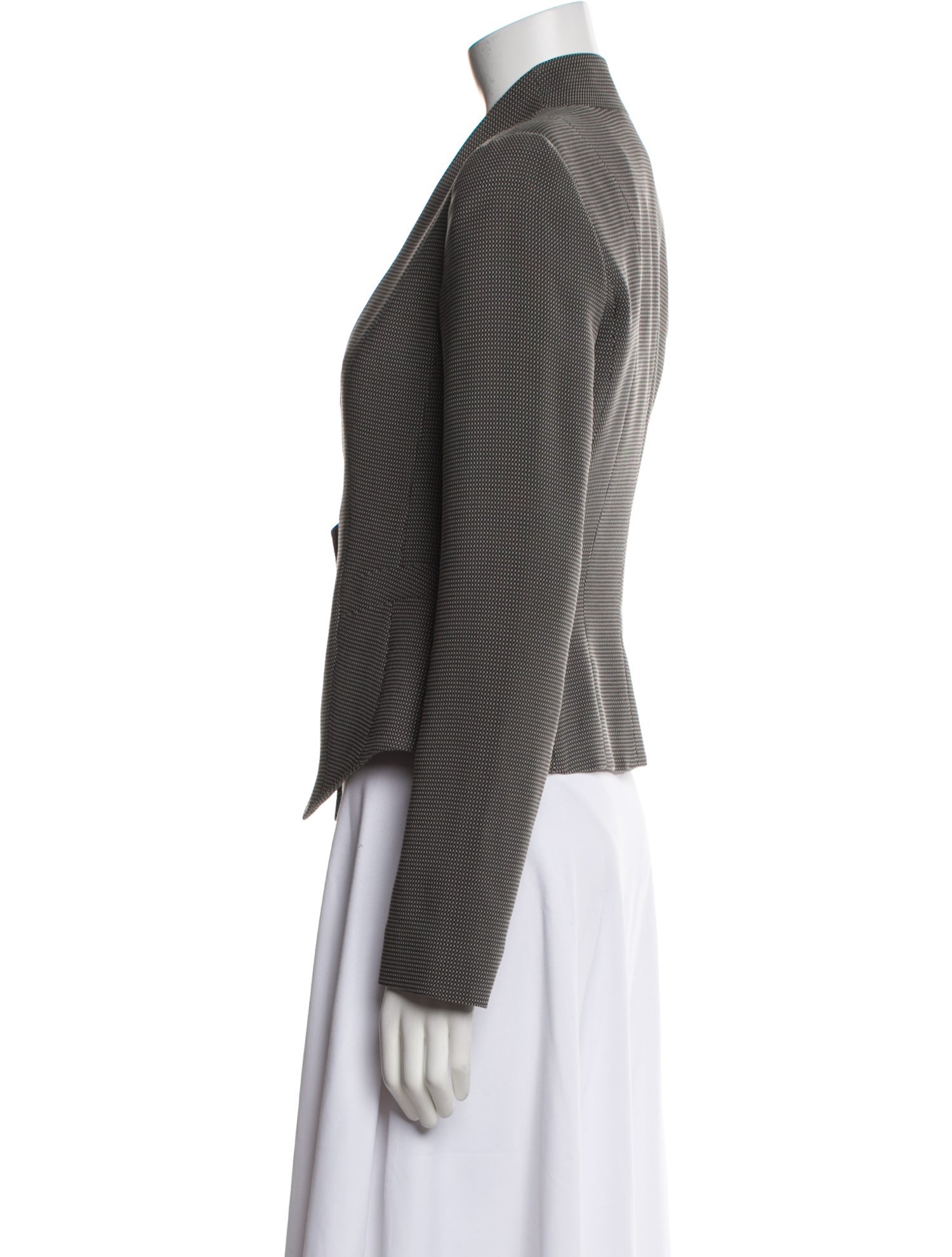 Emporio Armani Plaid Print Blazer