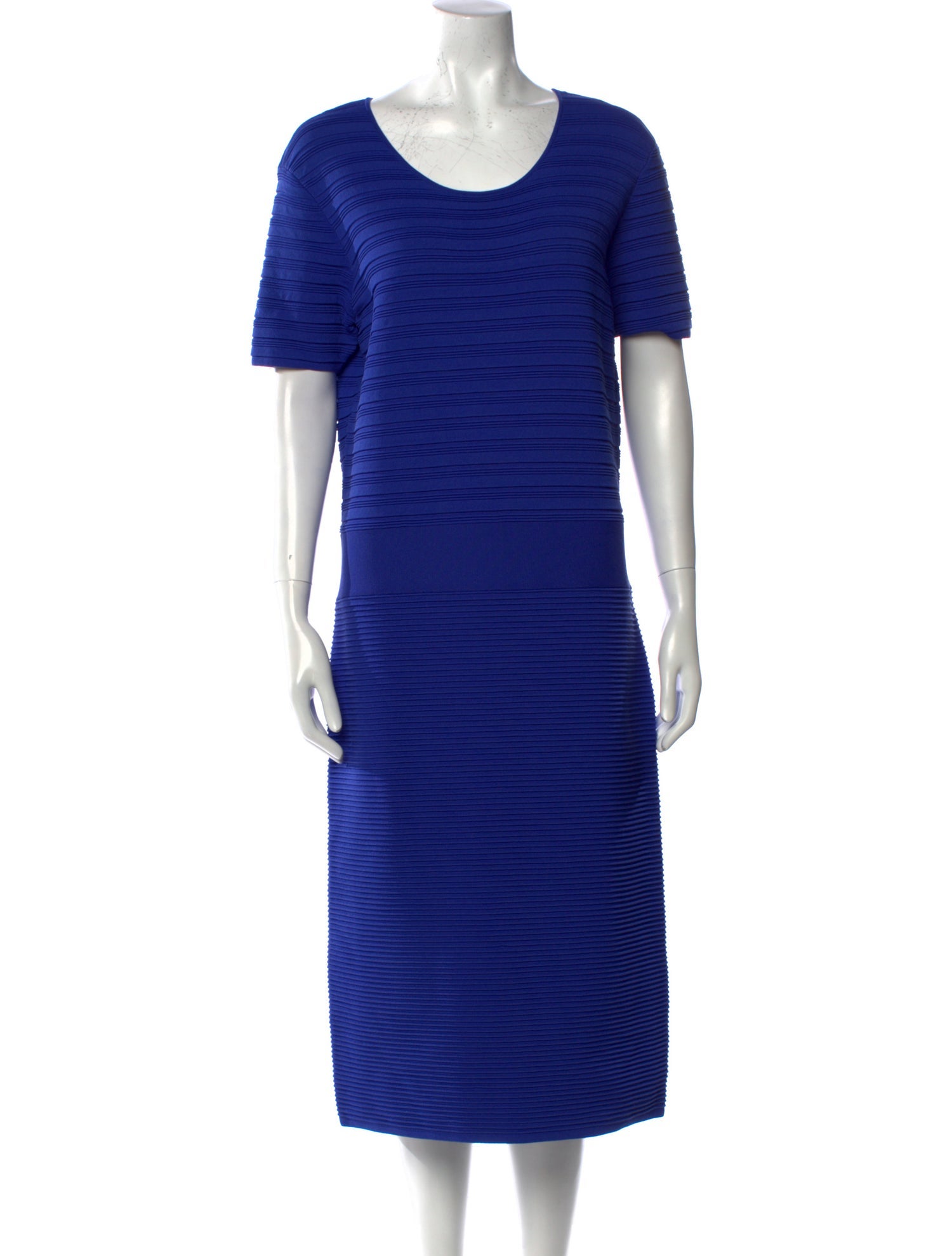 Emporio Armani Striped Midi Length Dress w/ Tags