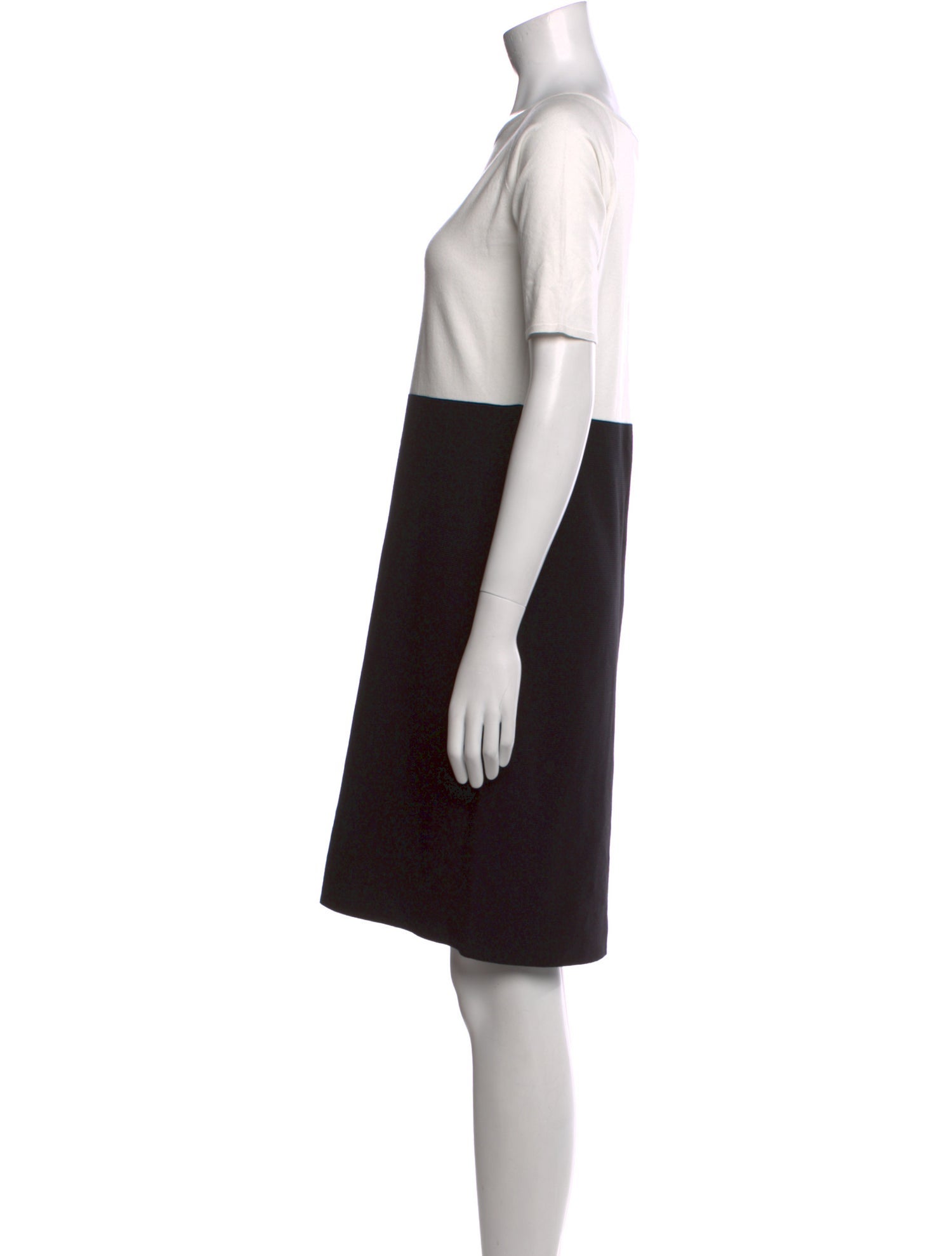 Emporio Armani Colorblock Pattern Mini Dress