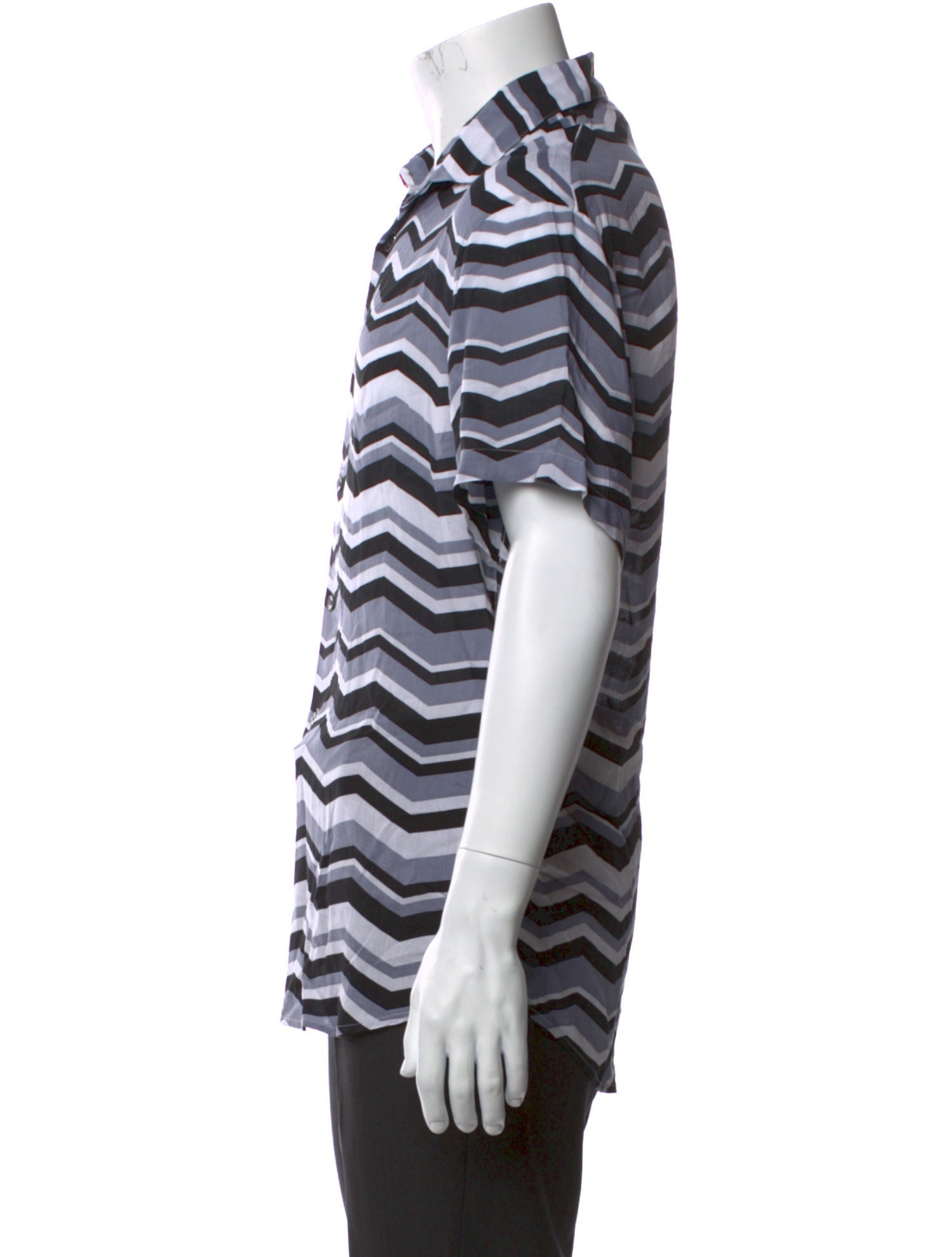 Emporio Armani Striped Short Sleeve Shirt w/ Tags