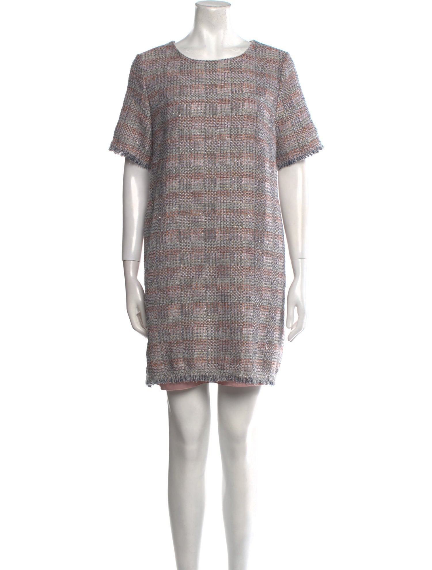 Emporio Armani Scoop Neck Mini Dress