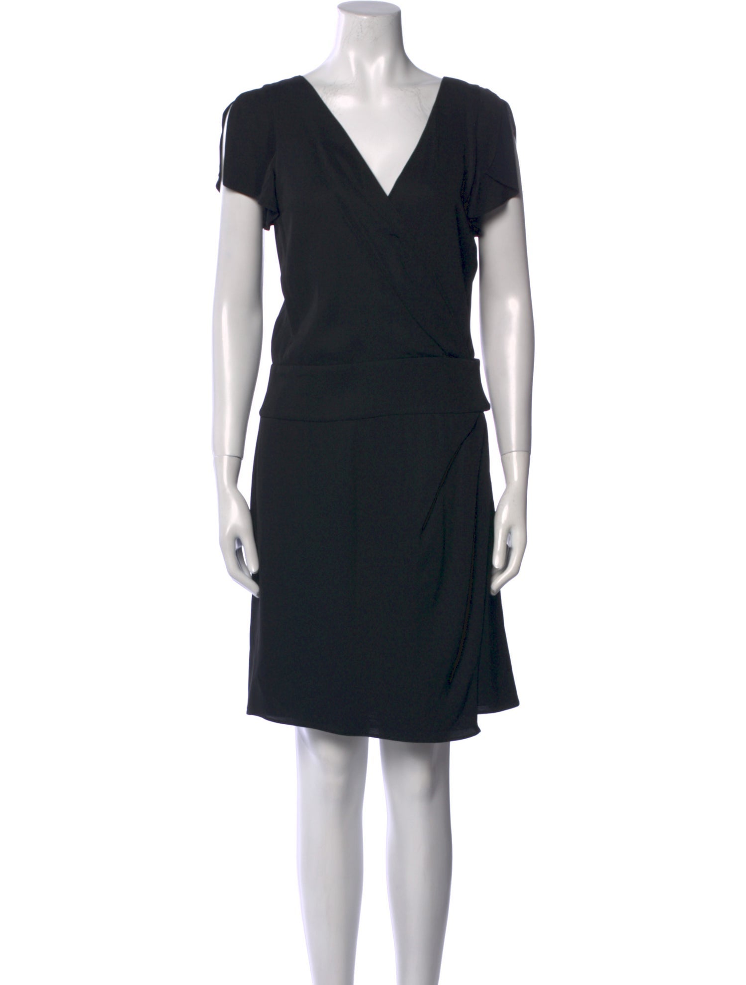 Emporio Armani V-Neck Knee-Length Dress