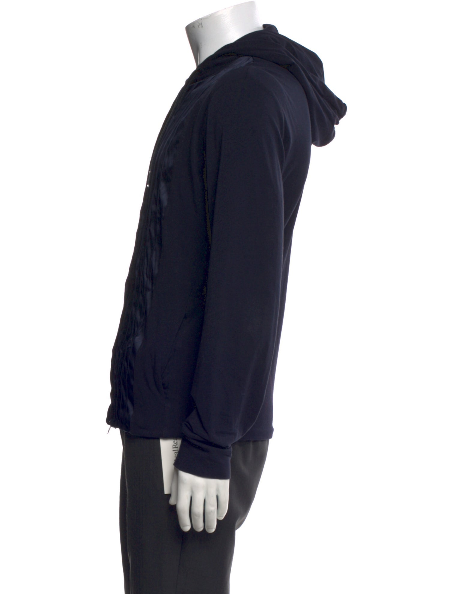 Emporio Armani Colorblock Pattern Crew Neck Cardigan