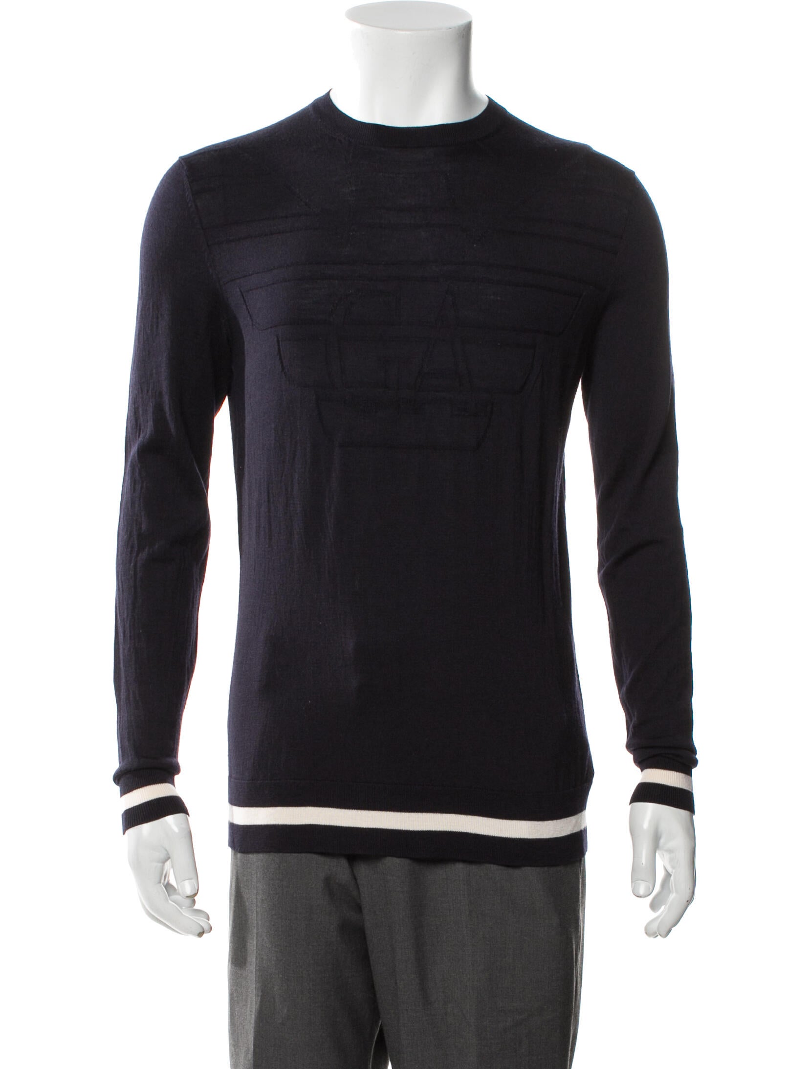 Emporio Armani Crew Neck Long Sleeve Pullover