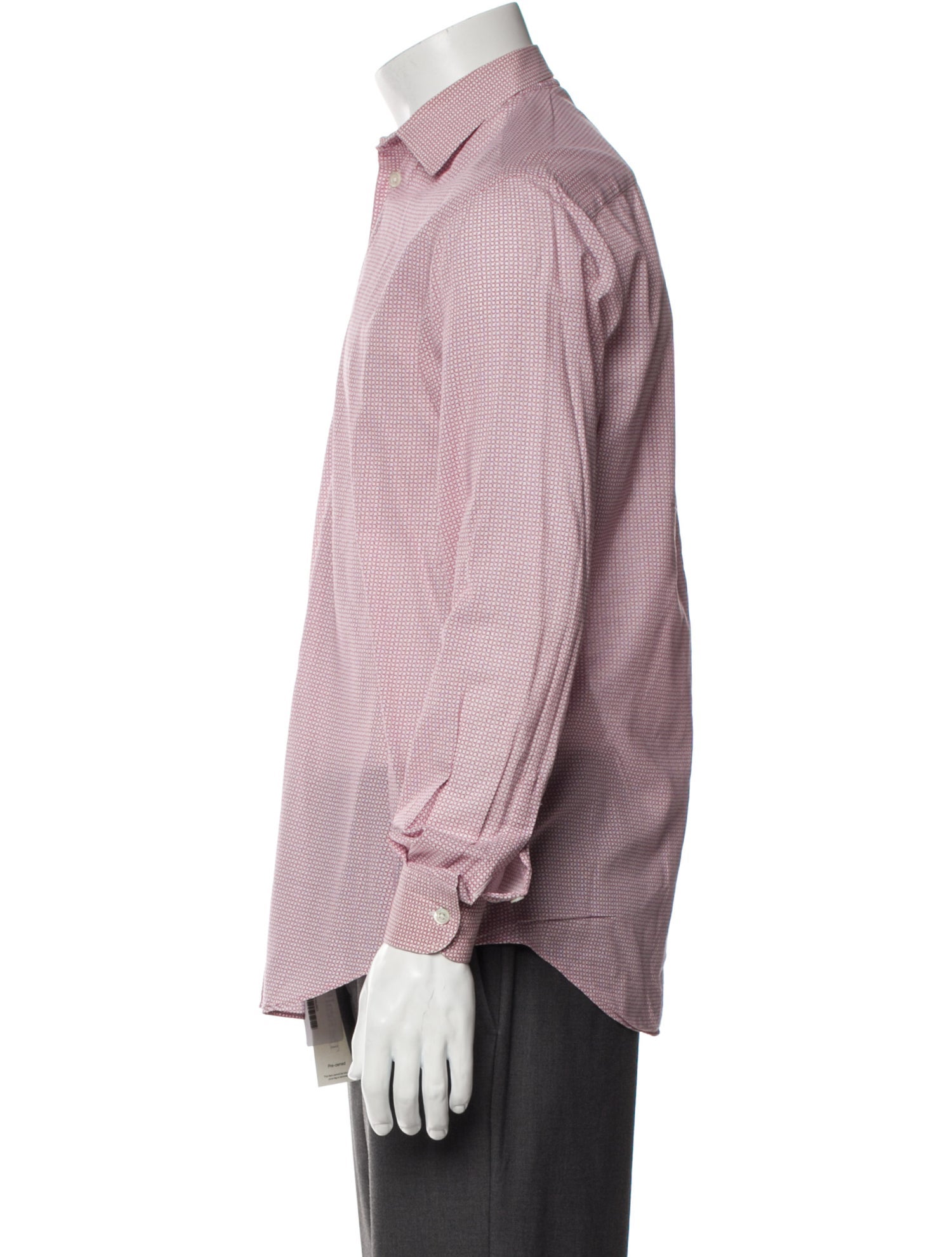 Emporio Armani Plaid Print Long Sleeve Shirt