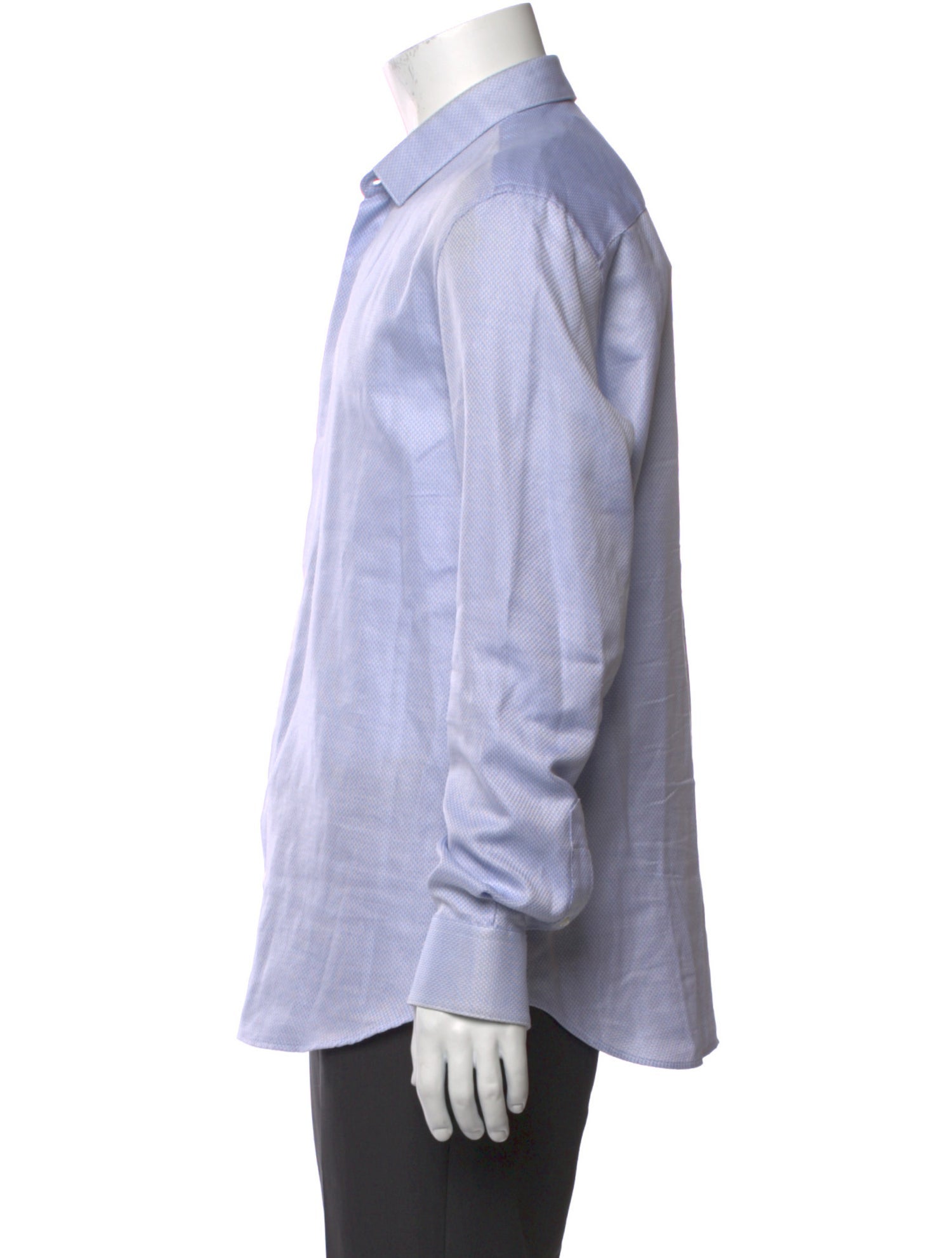 Emporio Armani Printed Long Sleeve Dress Shirt