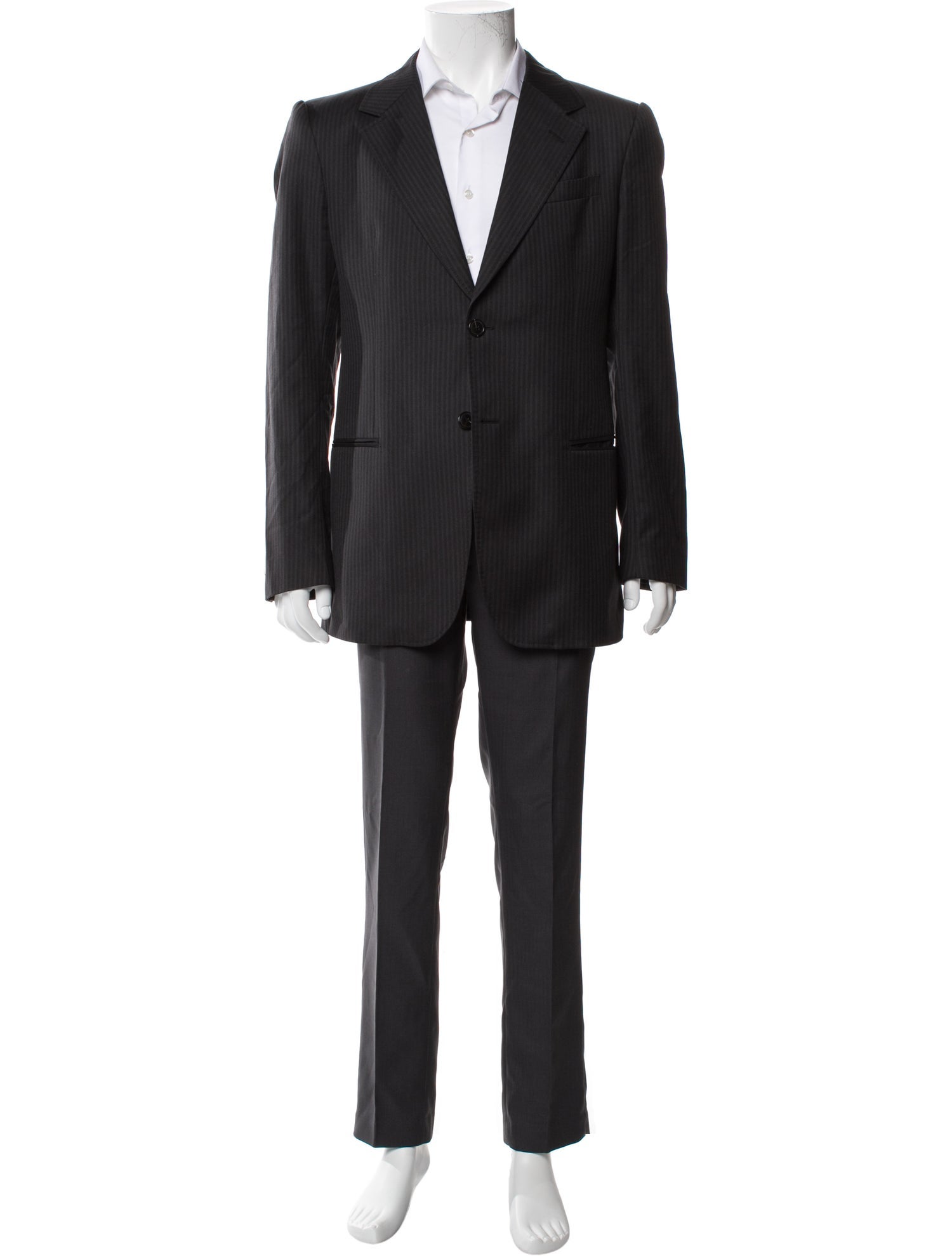 Emporio Armani Wool Striped Blazer