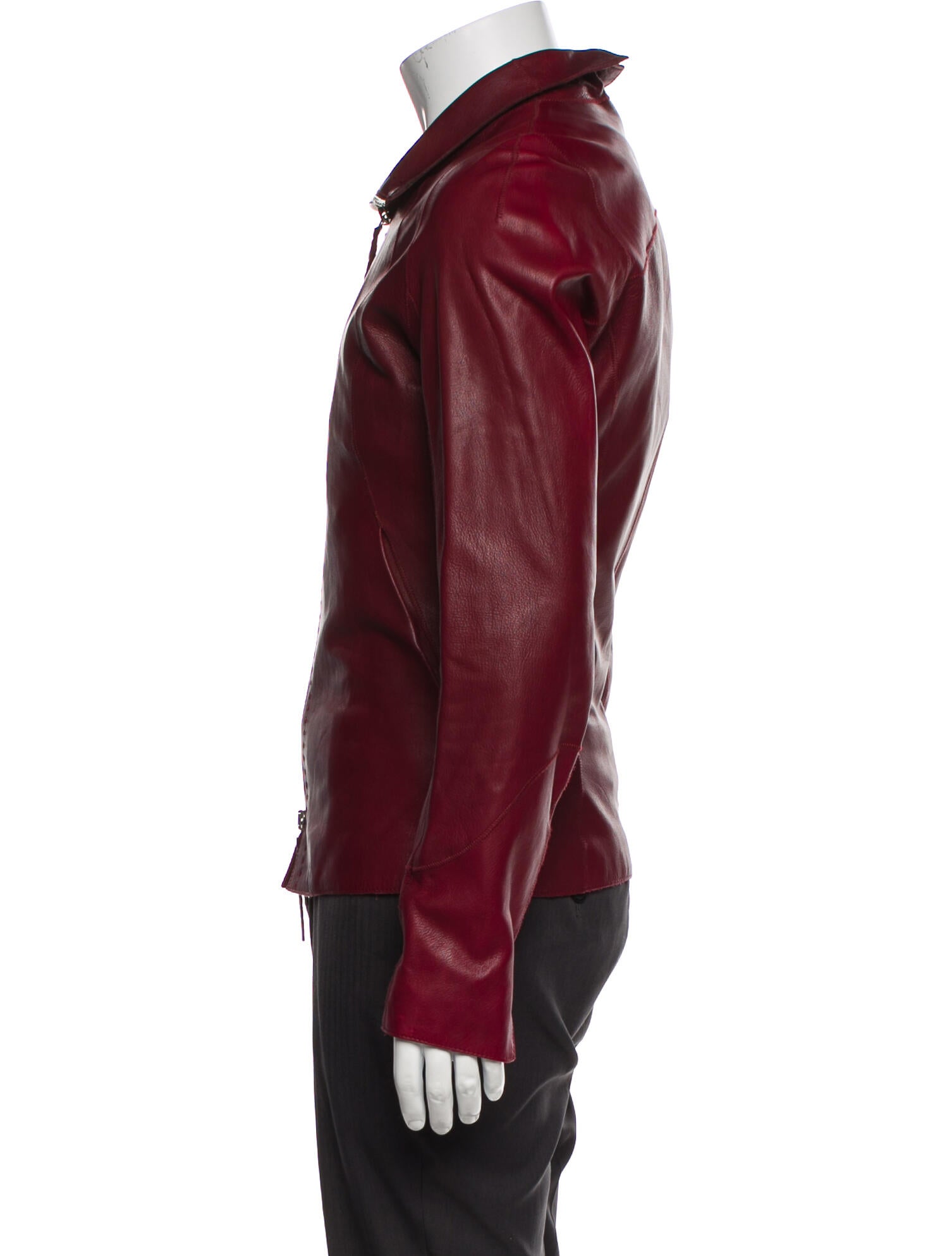 Emporio Armani Goat Leather Moto Jacket