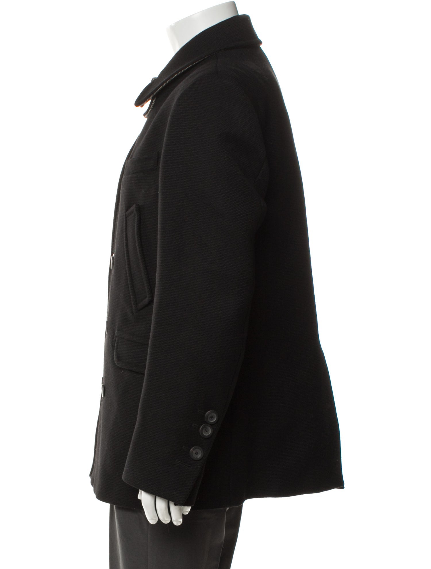 Emporio Armani Virgin Wool Peacoat