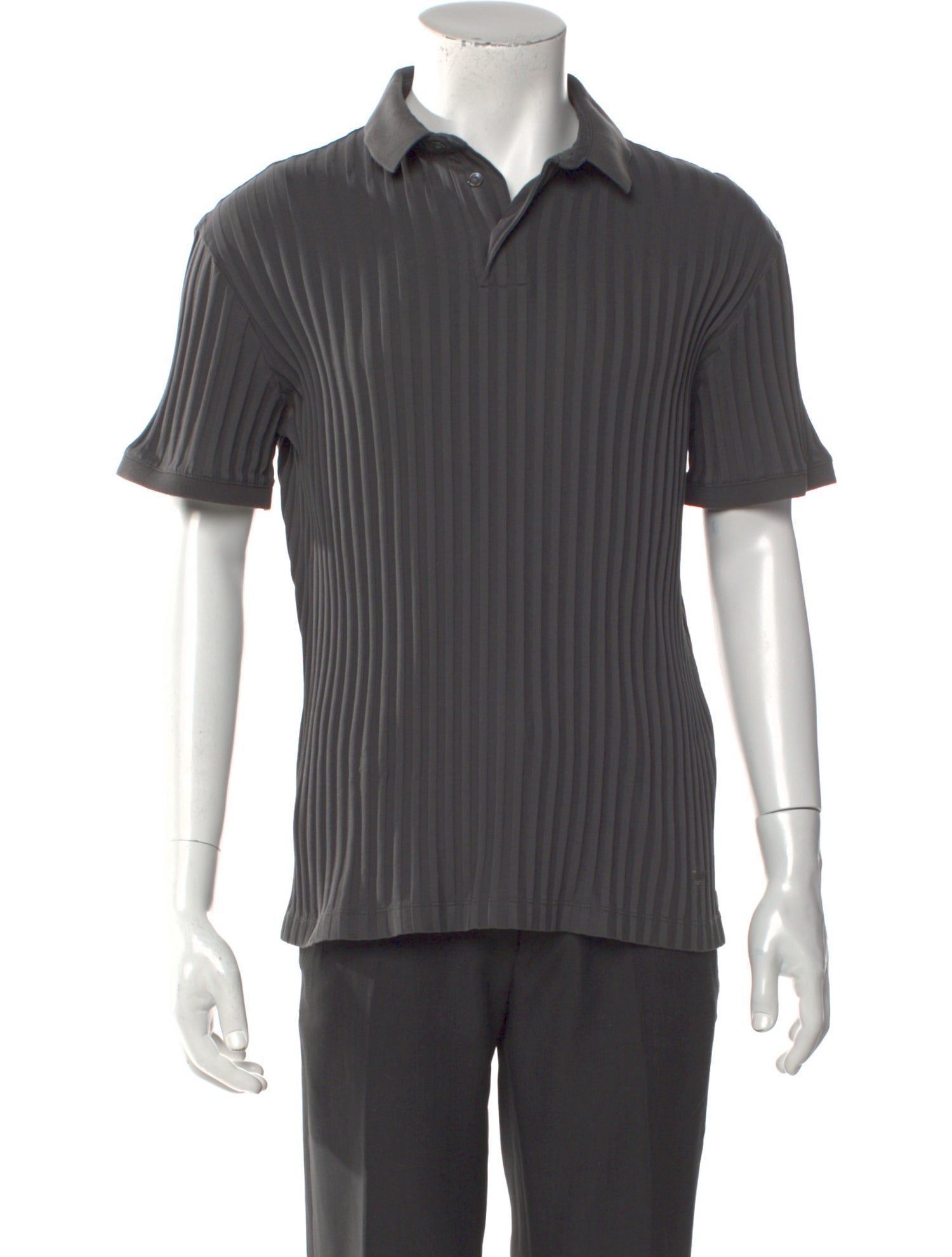 Emporio Armani V-Neck Short Sleeve Polo Shirt